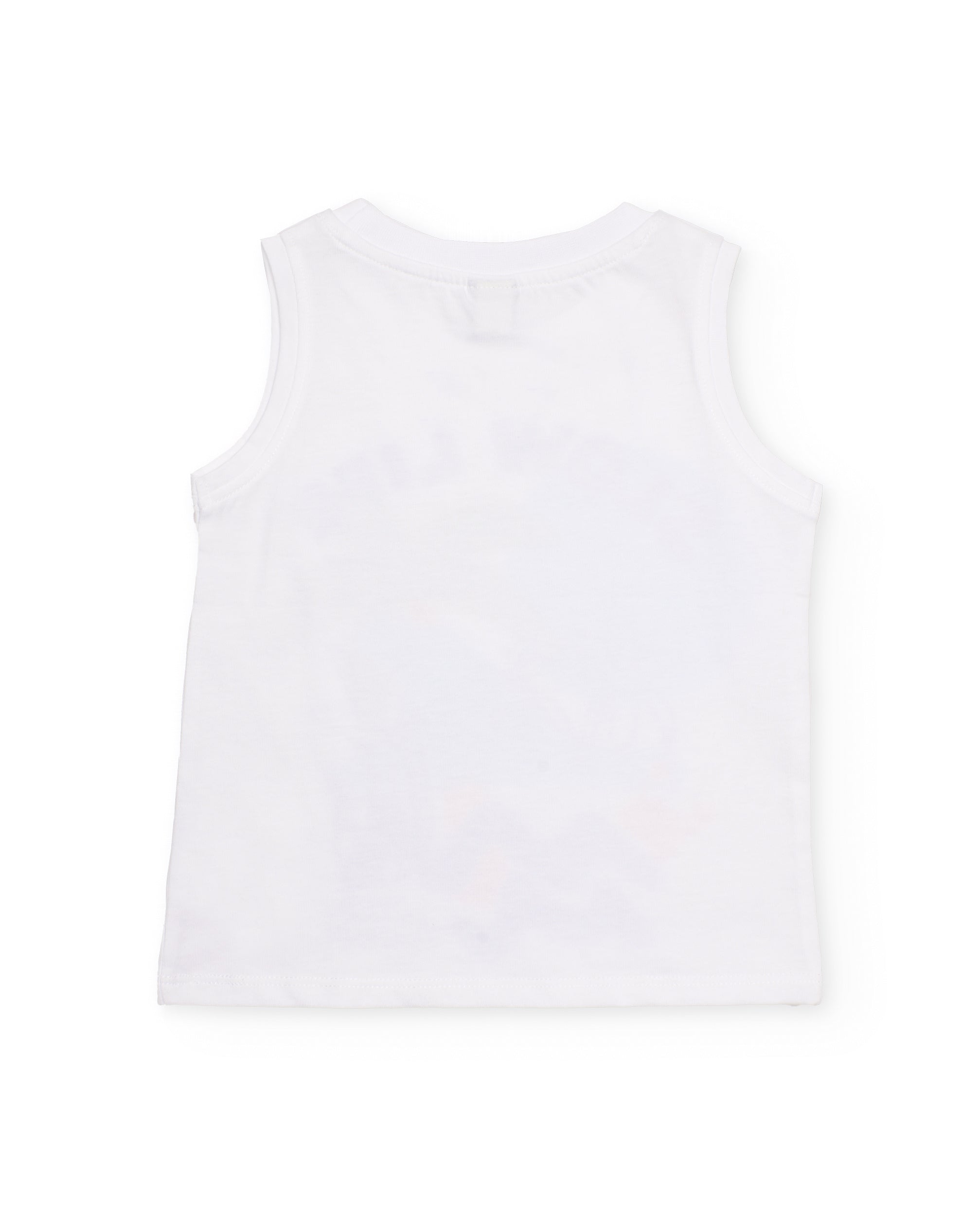 Camiseta de niño de punto y tirantes