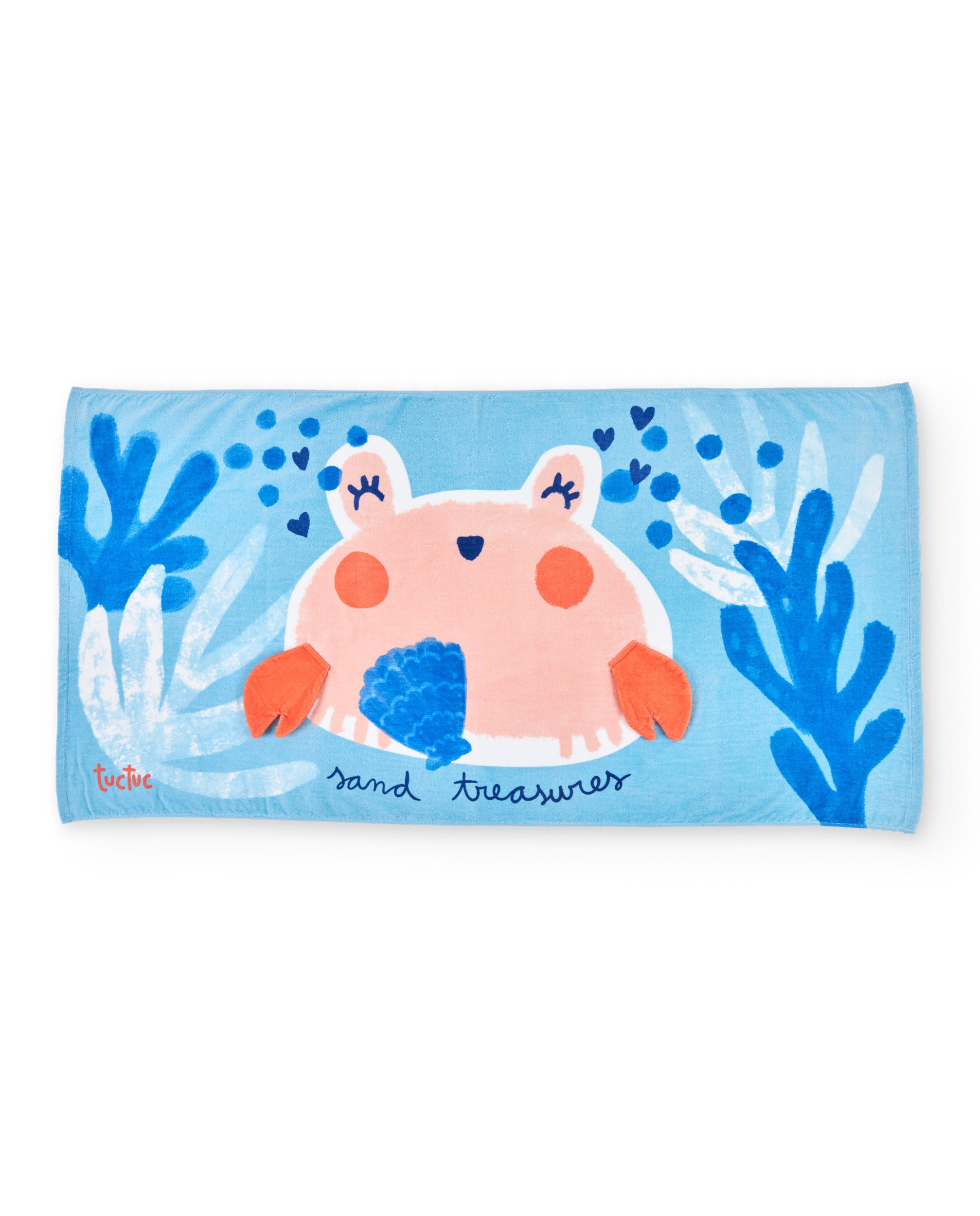 Toalla de niña de punto y tejido suave