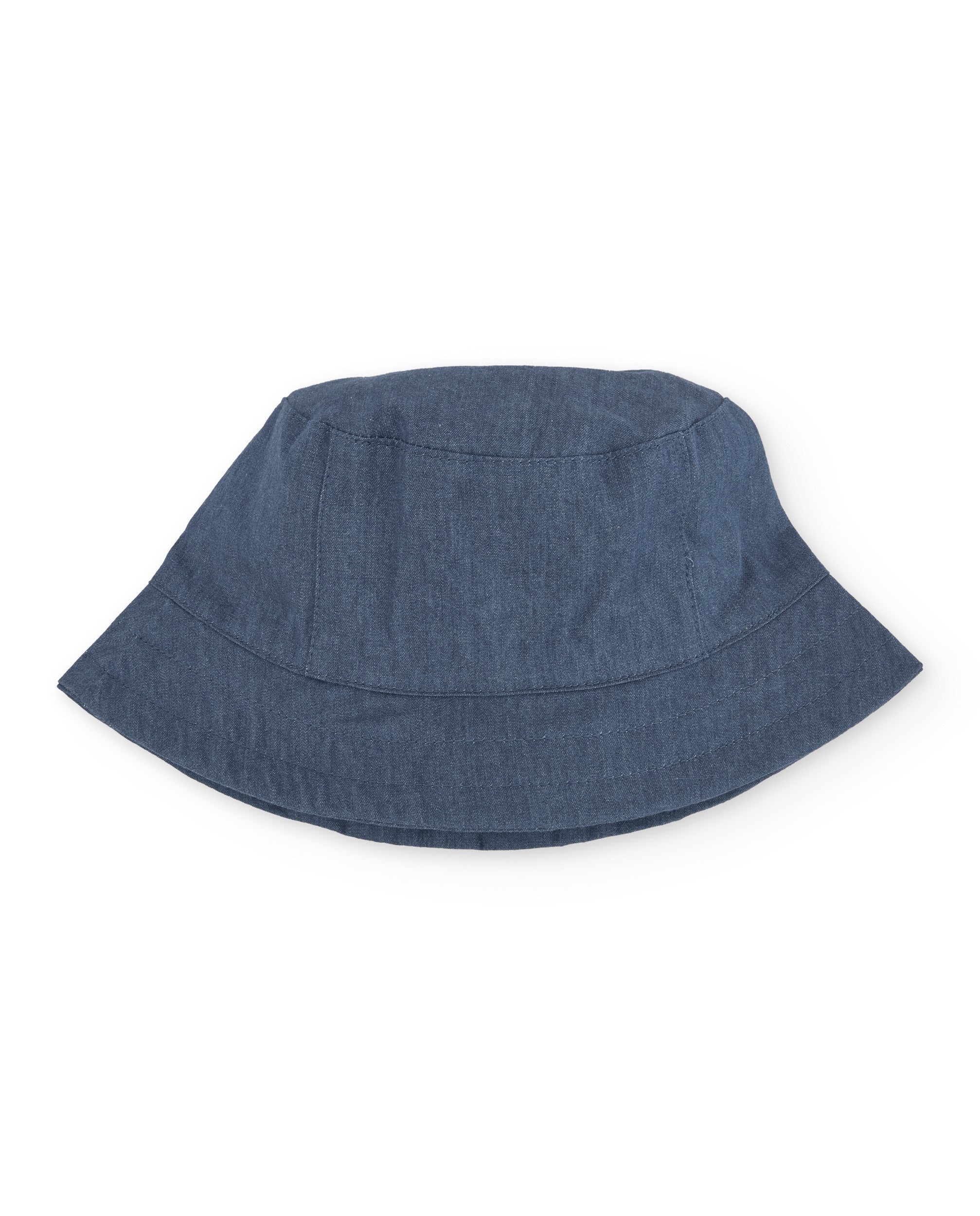 Gorro de niño de plana y bordado de cangrejo