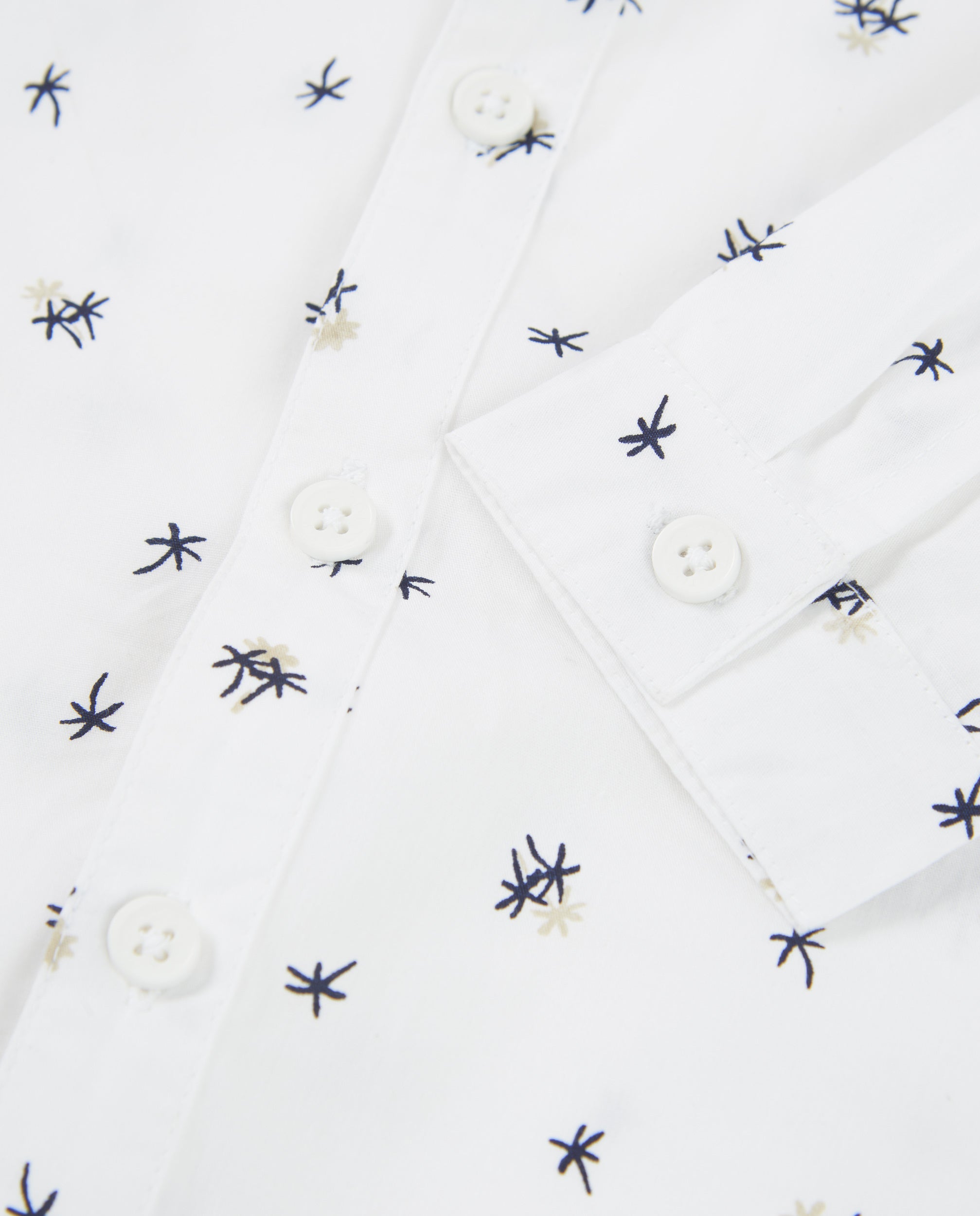 Camisa de niño de plana con pajarita desmontable