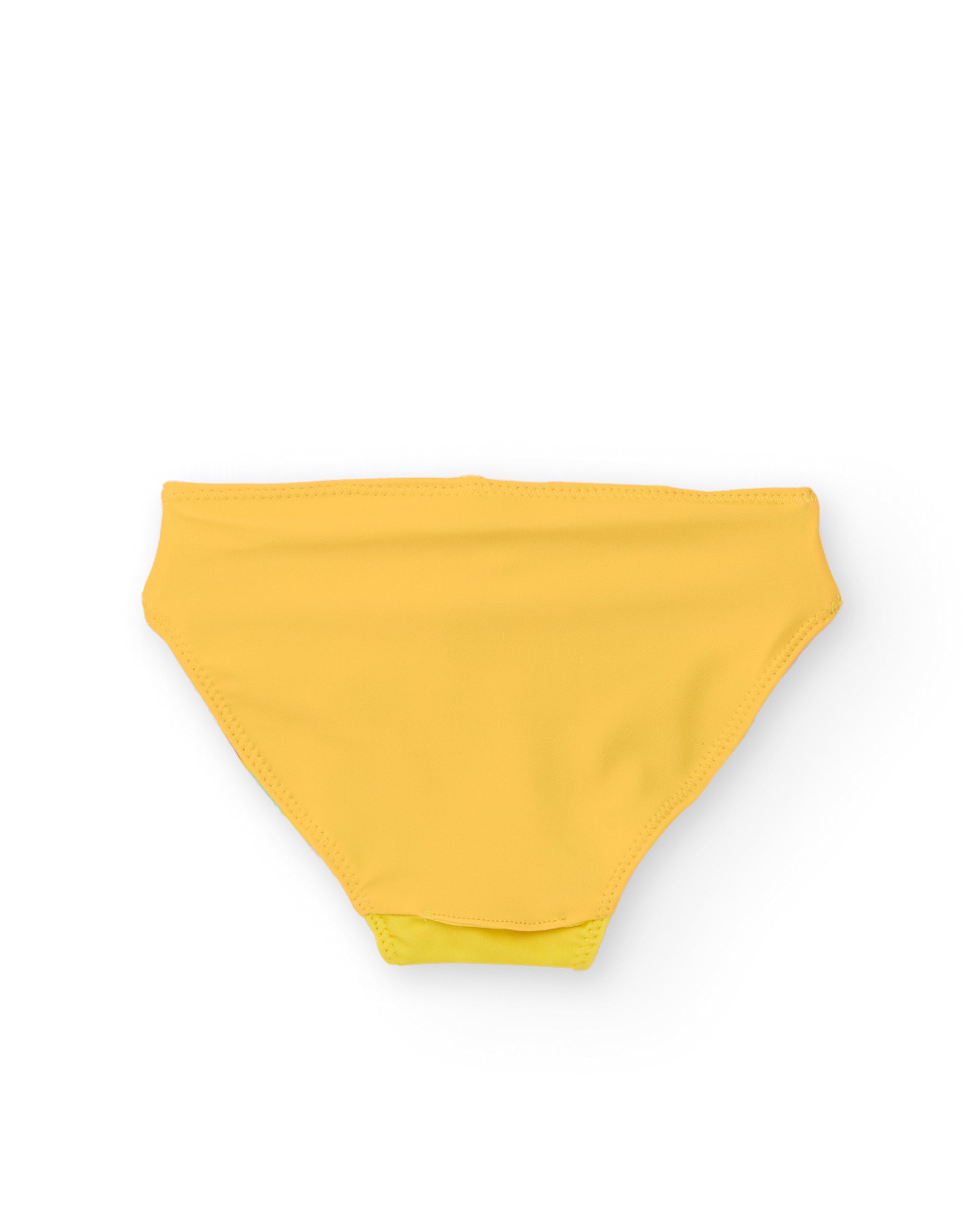 Culetín de niña de punto con diseño reversible