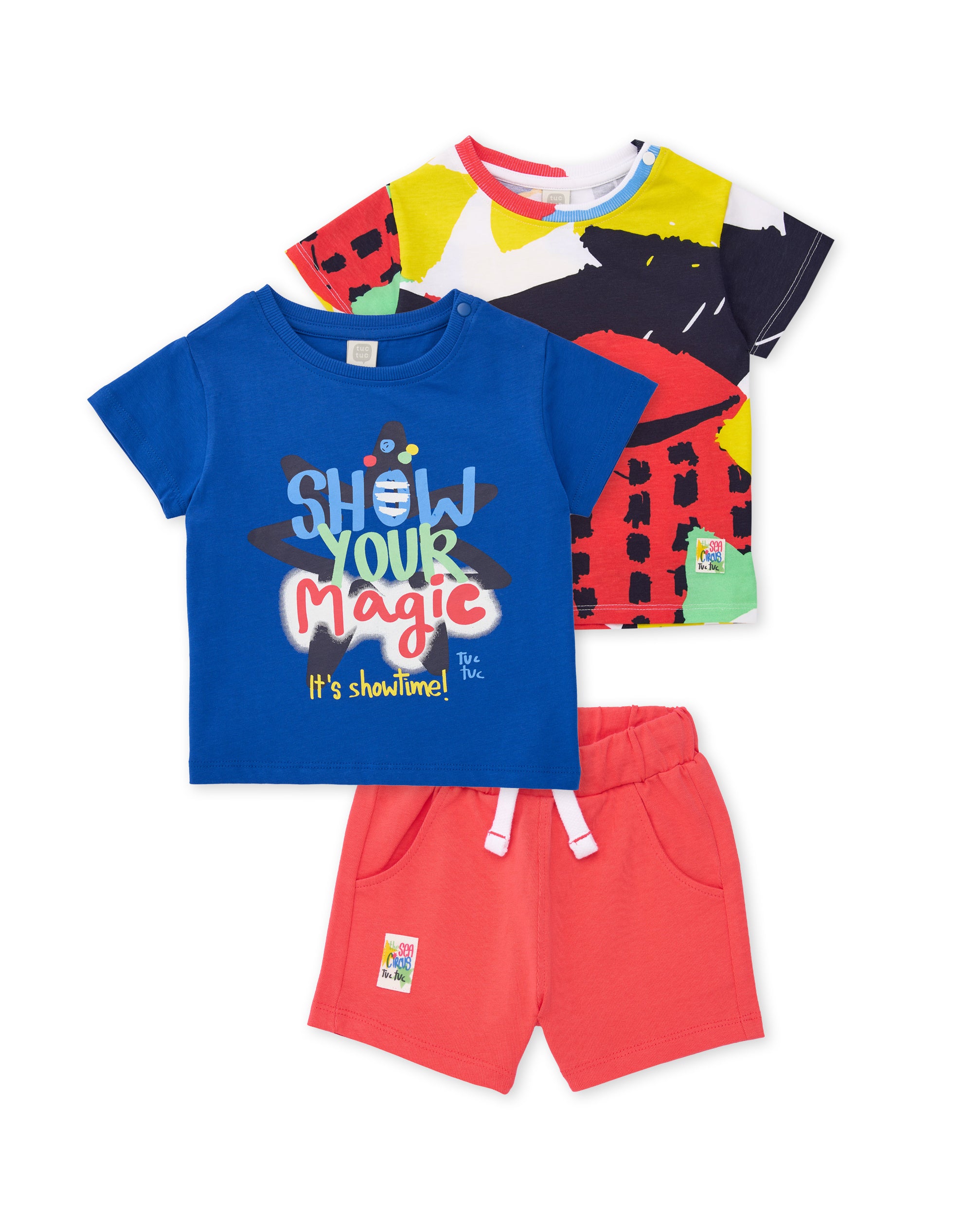 Conjunto de niño de punto de tres piezas