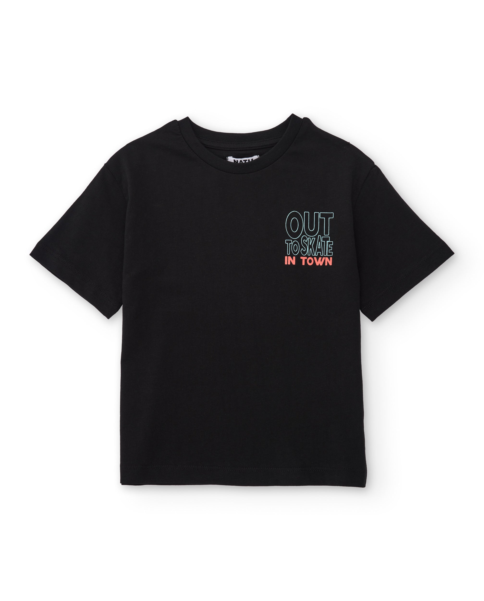 Camiseta de niño de punto con estilo urbano