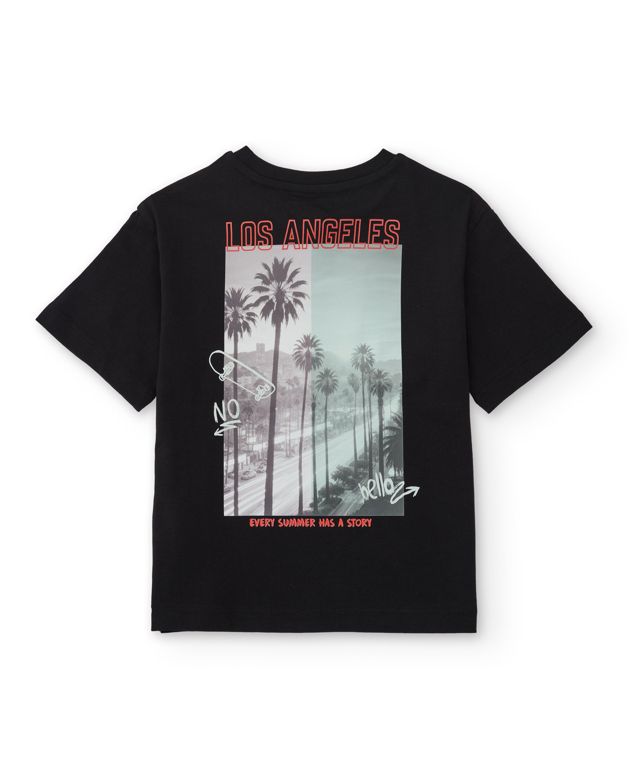Camiseta de niño de punto con estilo urbano