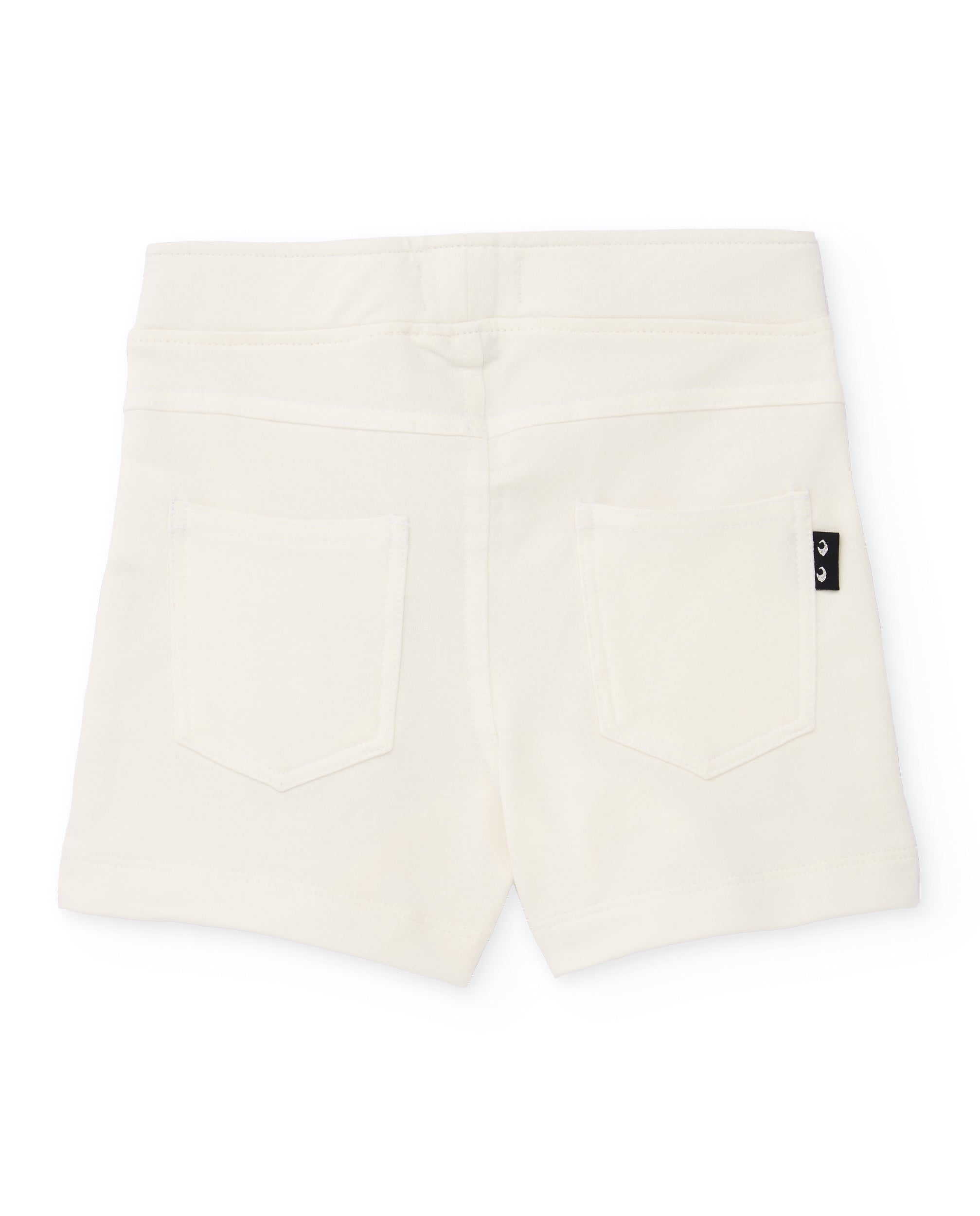 Short de niña de punto y tejido elástico