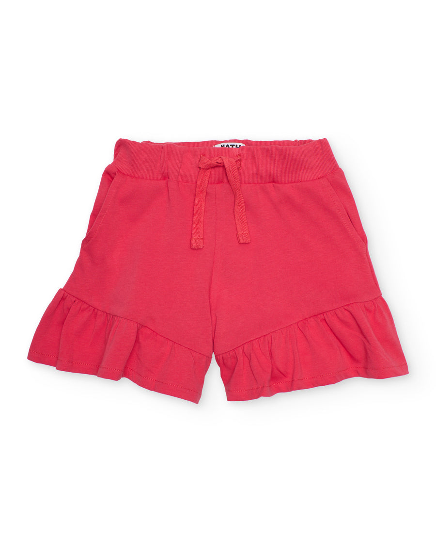 Short de niña de punto con cintura elástica
