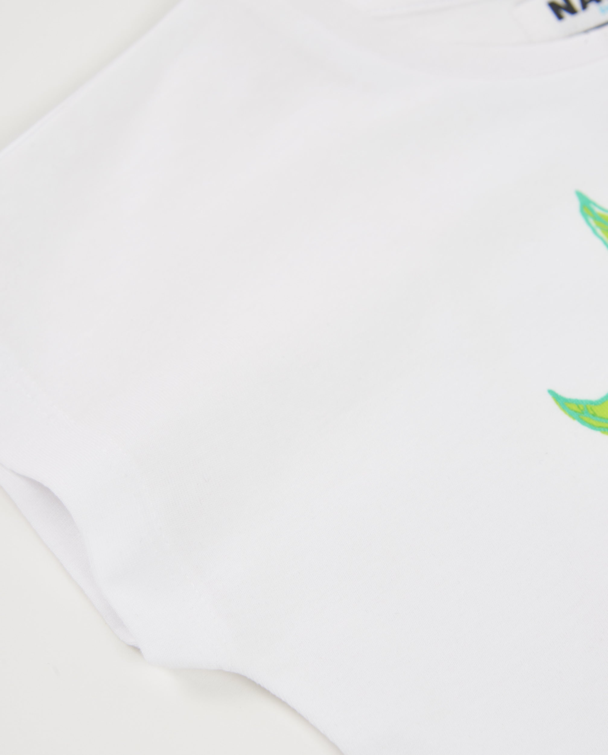 Camiseta de niña de punto con acabado brillante