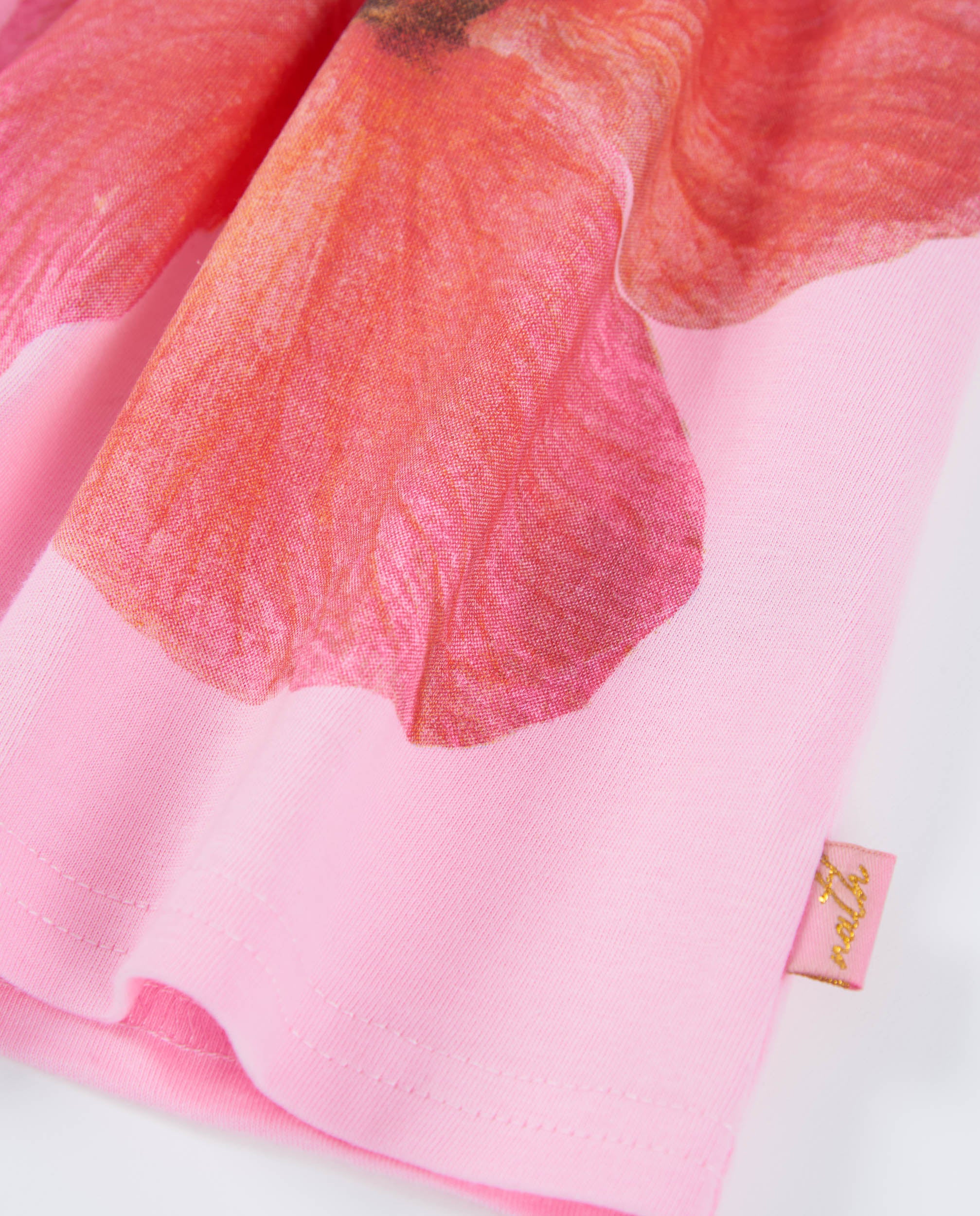 Vestido de niña de punto con fruncido elástico