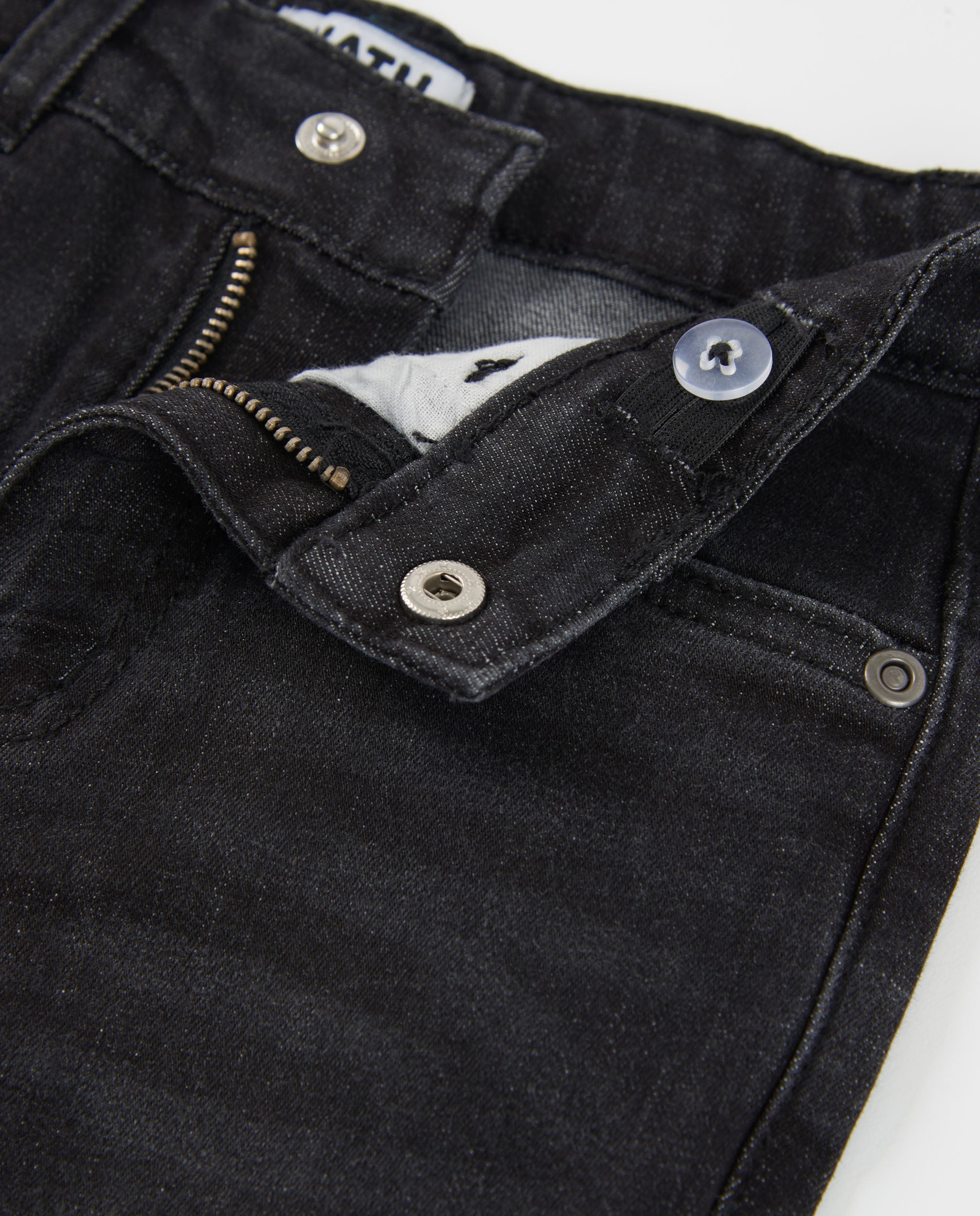 Pantalones de niño de plana y tejido denim