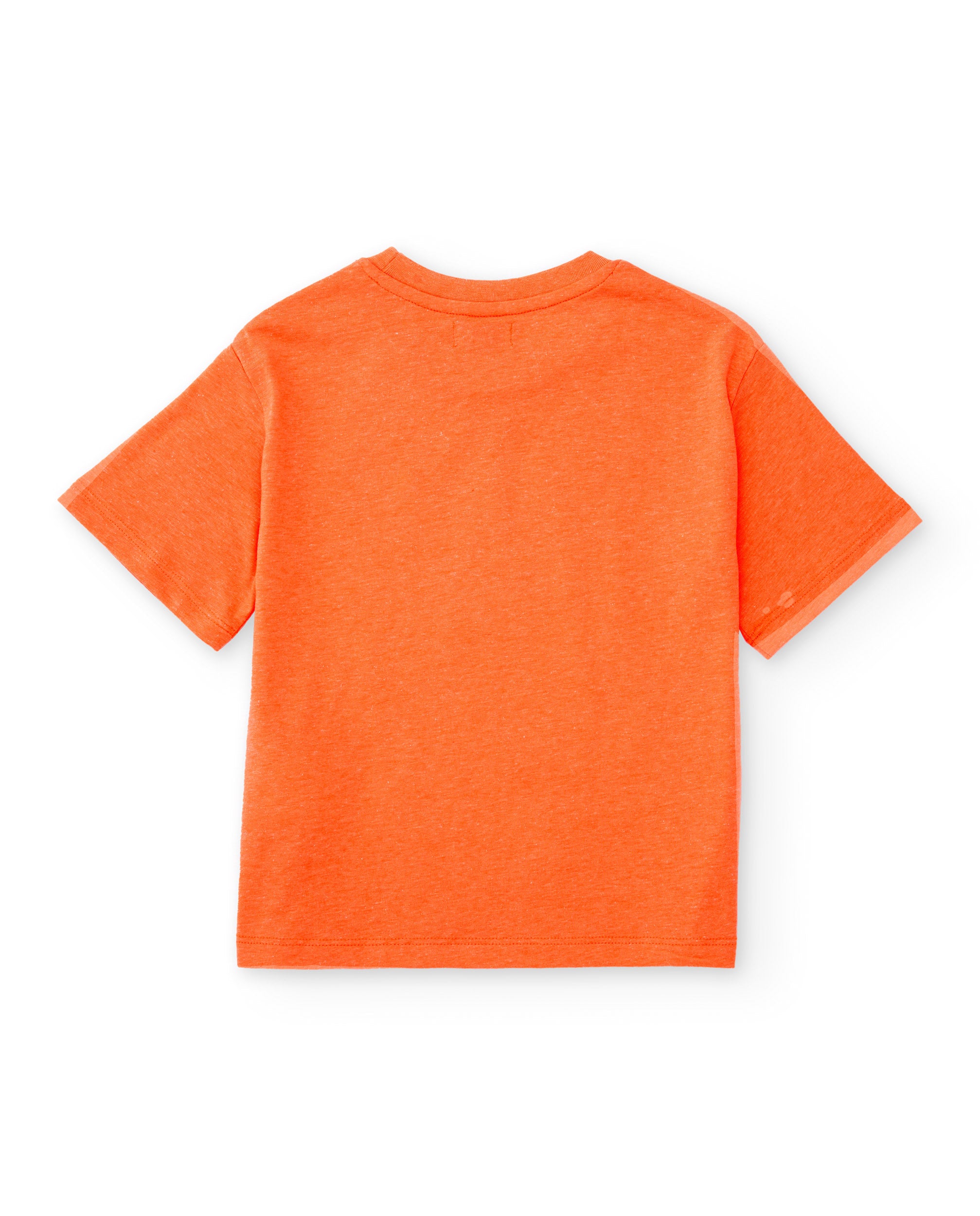Camiseta de niño de punto con gran estampado frontal