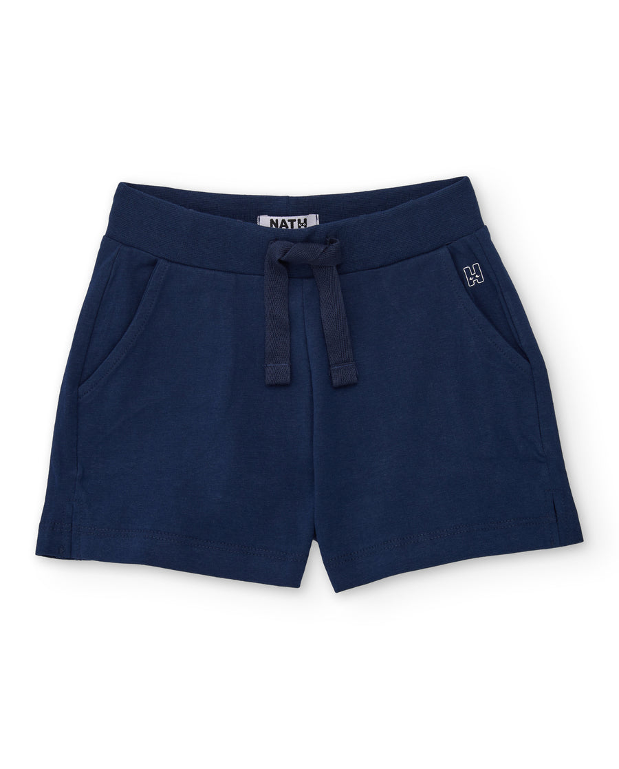 Short de niña de punto con cintura elástica