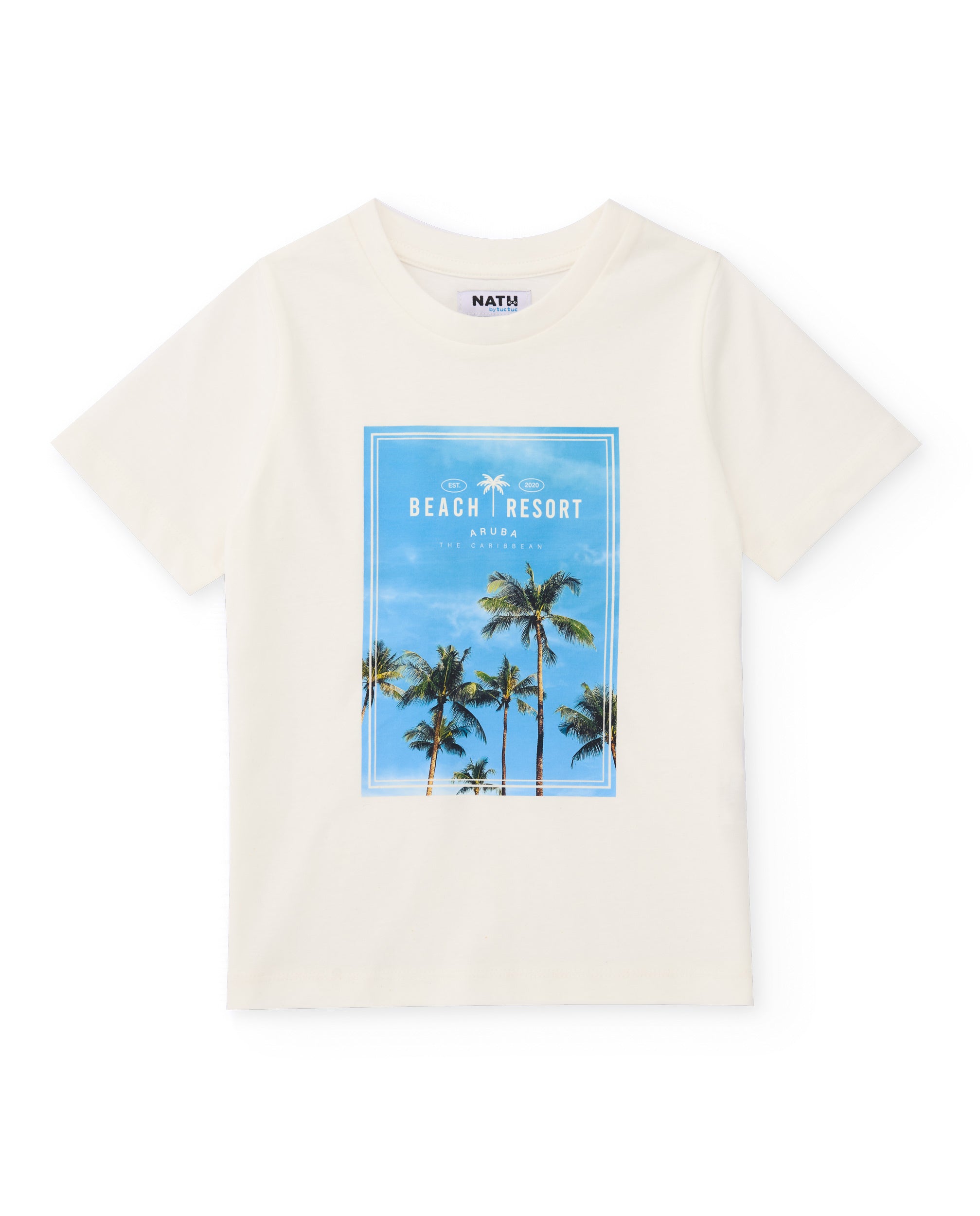 Conjunto de niño de punto con estampado frontal