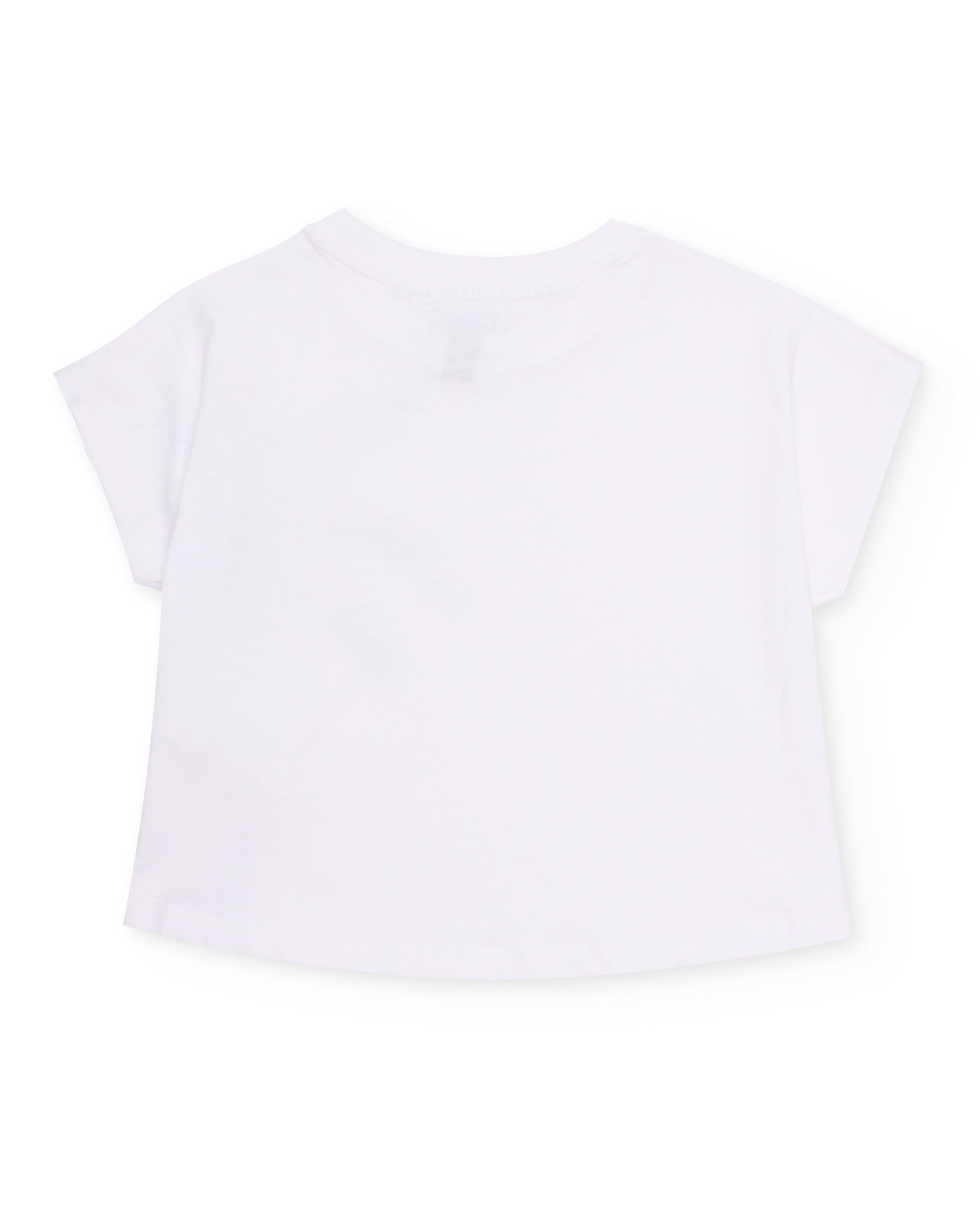 Conjunto de niña de punto con palmera en el lateral