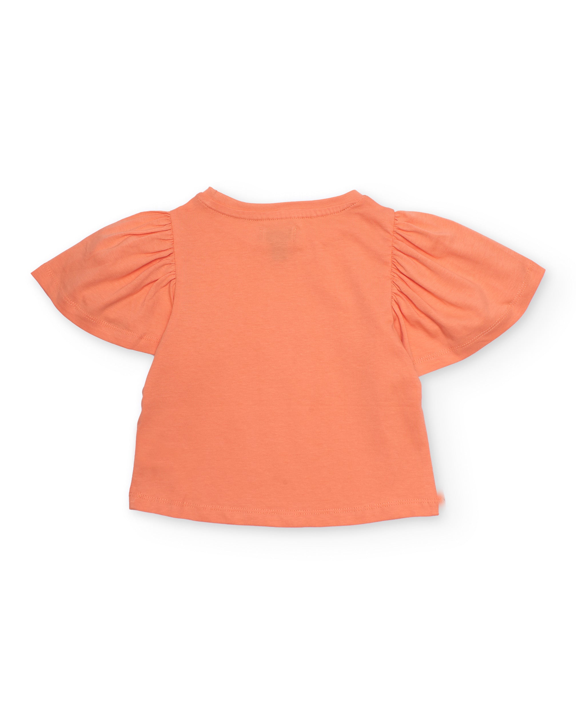 Conjunto de niña de punto con mangas abullonadas