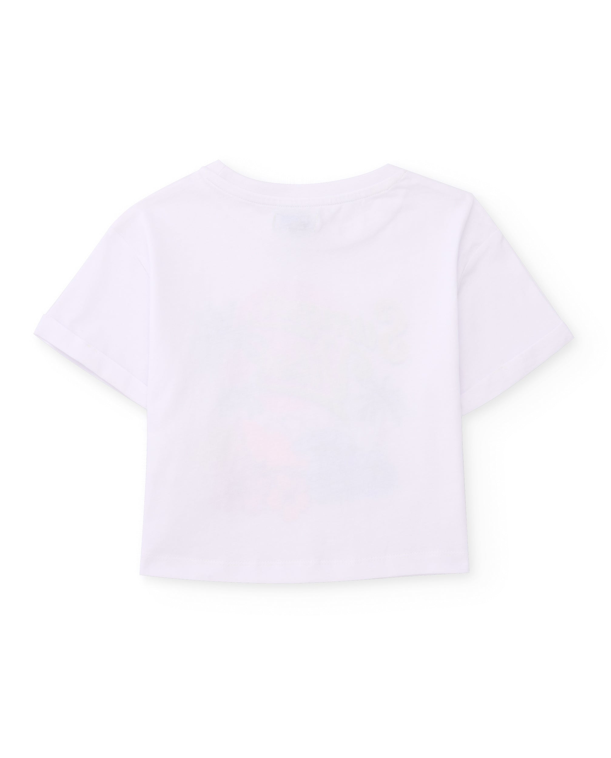 Conjunto de niña de punto con inspiración tropical