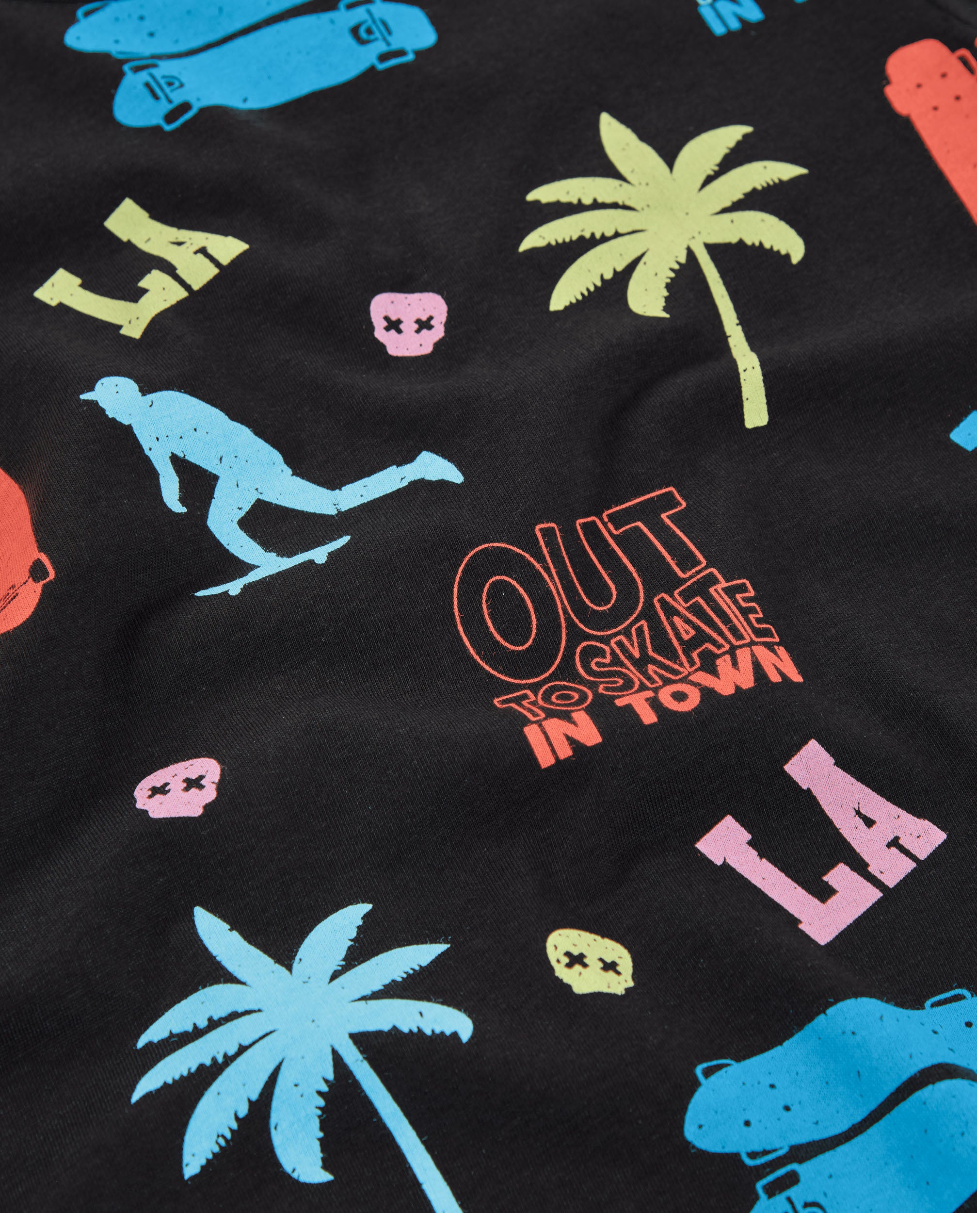 Camiseta de niño de punto con diseño urbano