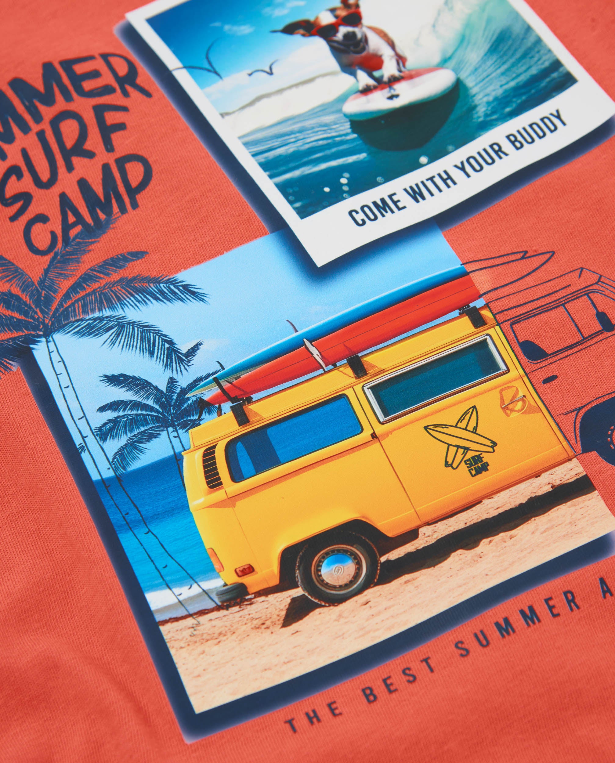 Camiseta de niño de punto con estampado fotográfico