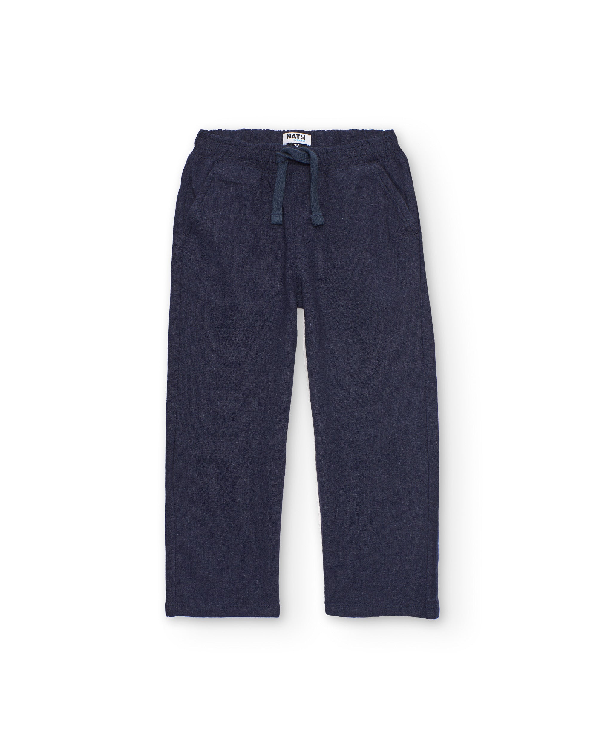 Pantalones de niño de plana con cintura elástica