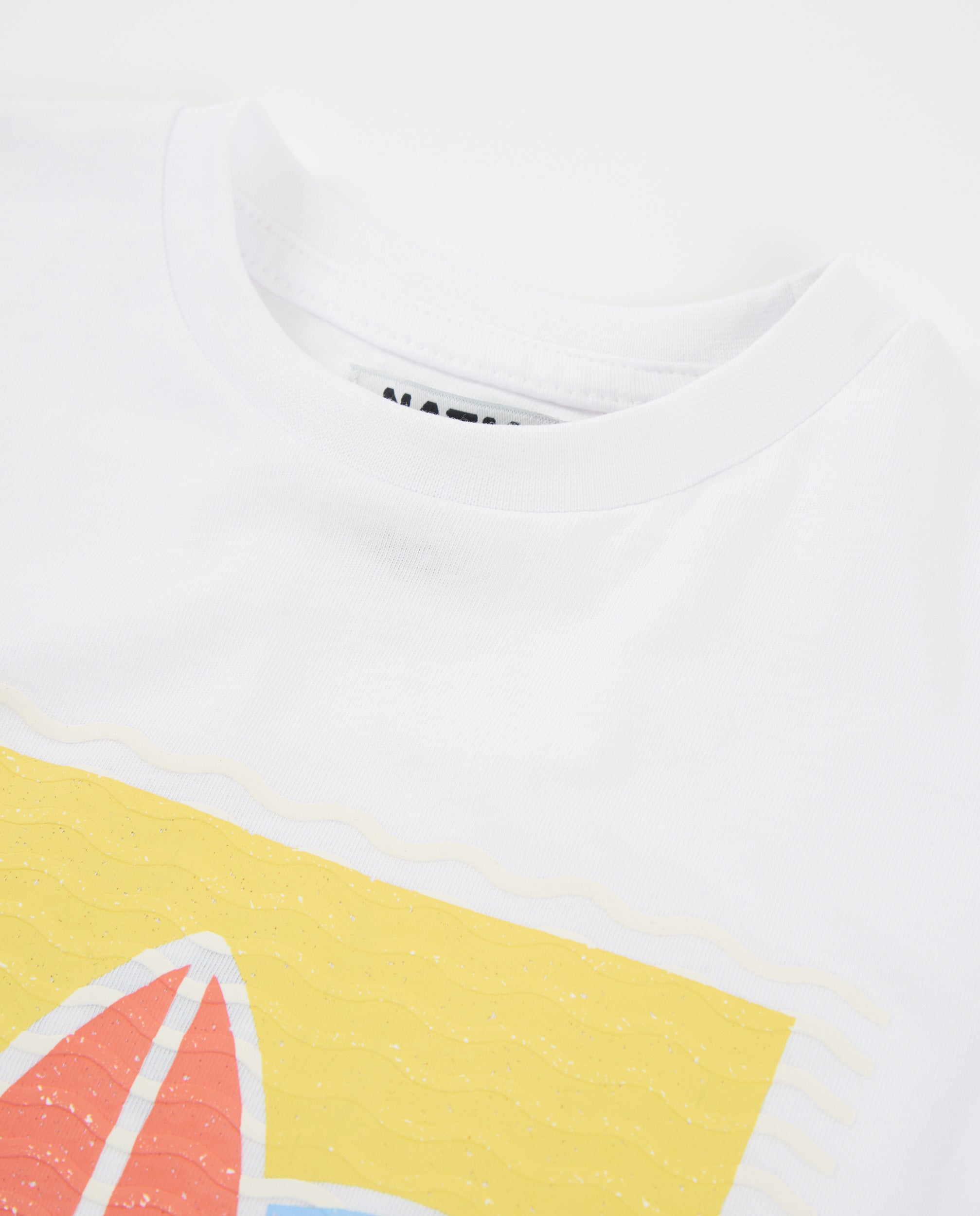 Camiseta de niño de punto con gráfico tabla de surf