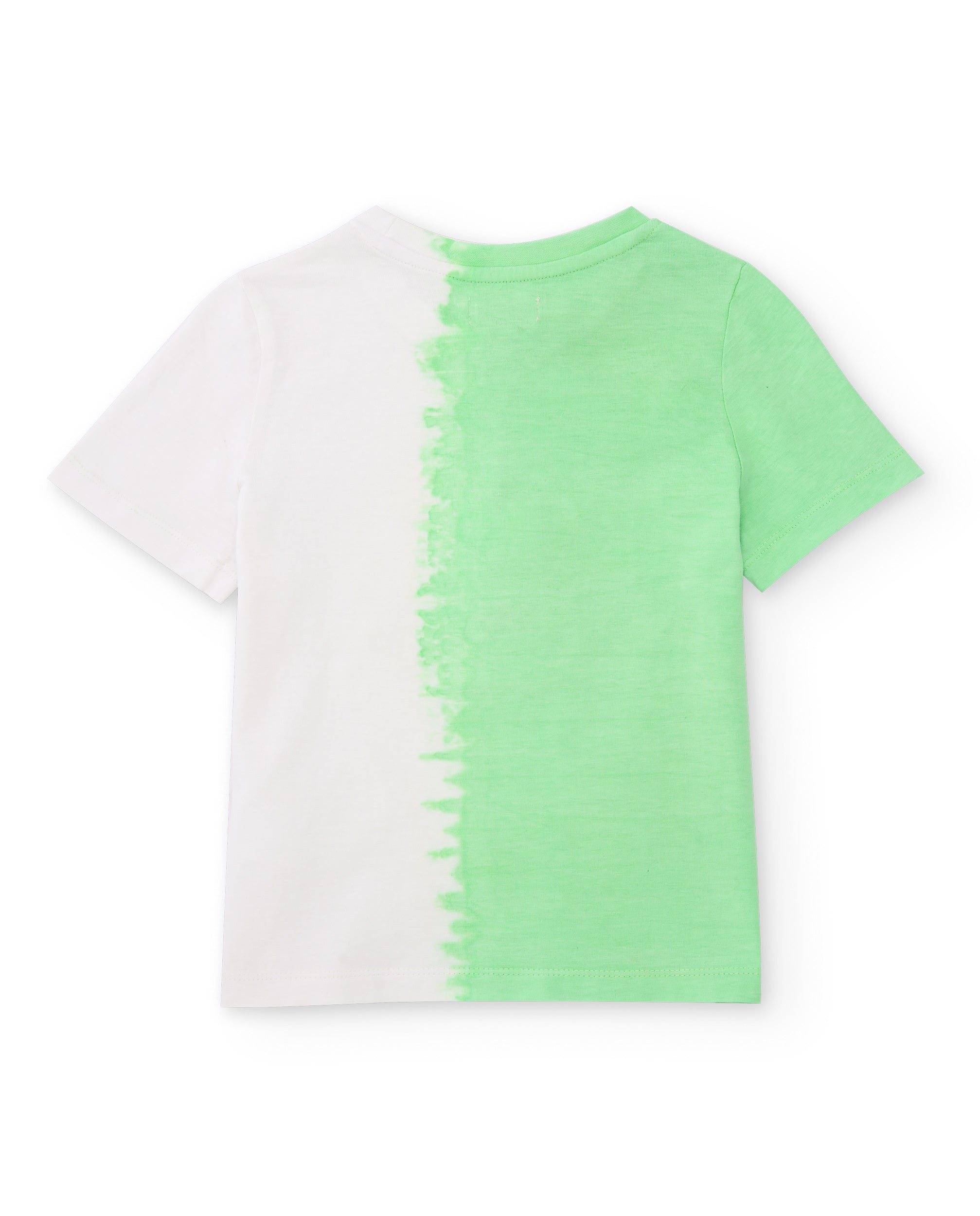 Camiseta de niño de punto con efecto degradado