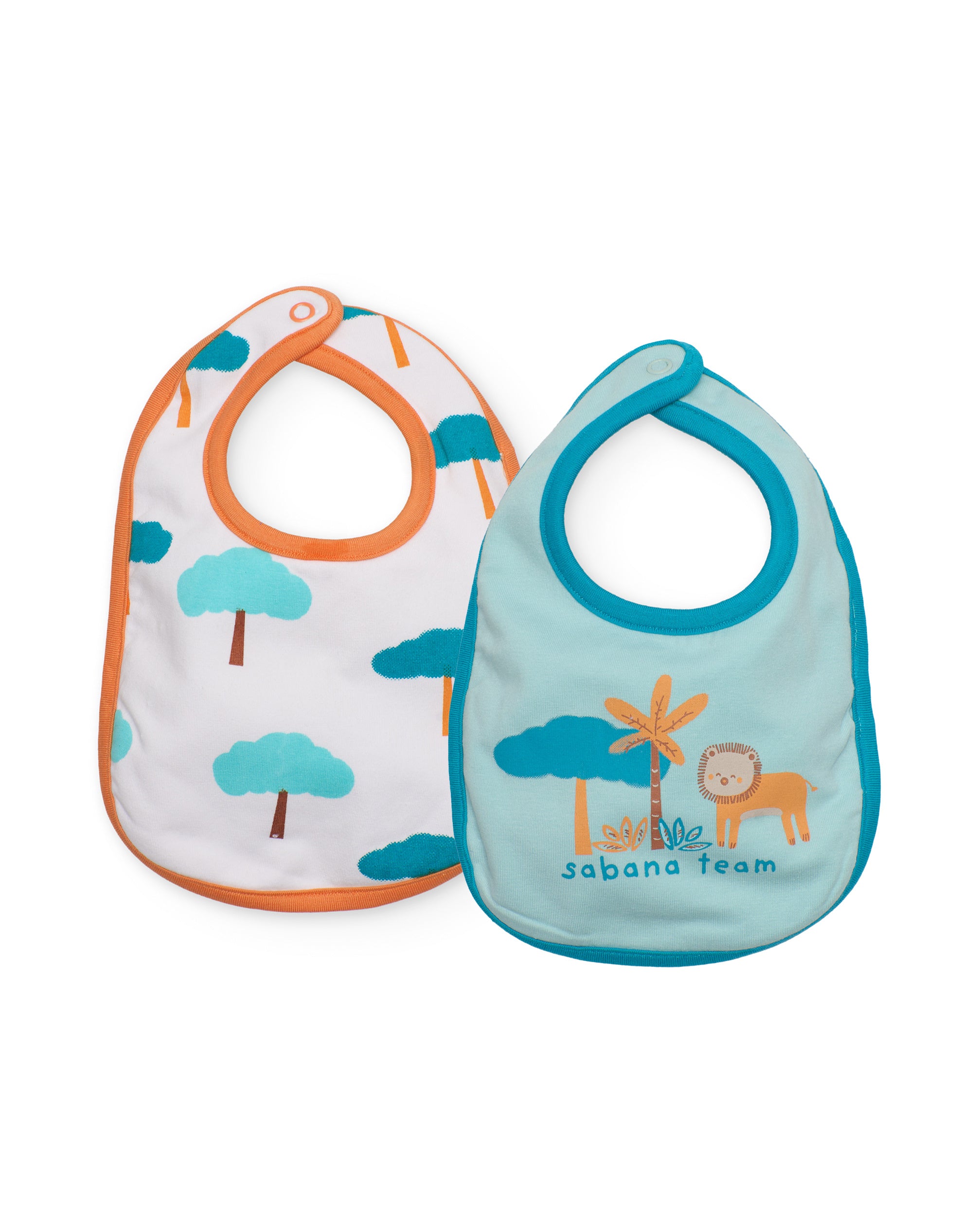 Pack de baberos de recién nacido de punto y diseño sabana