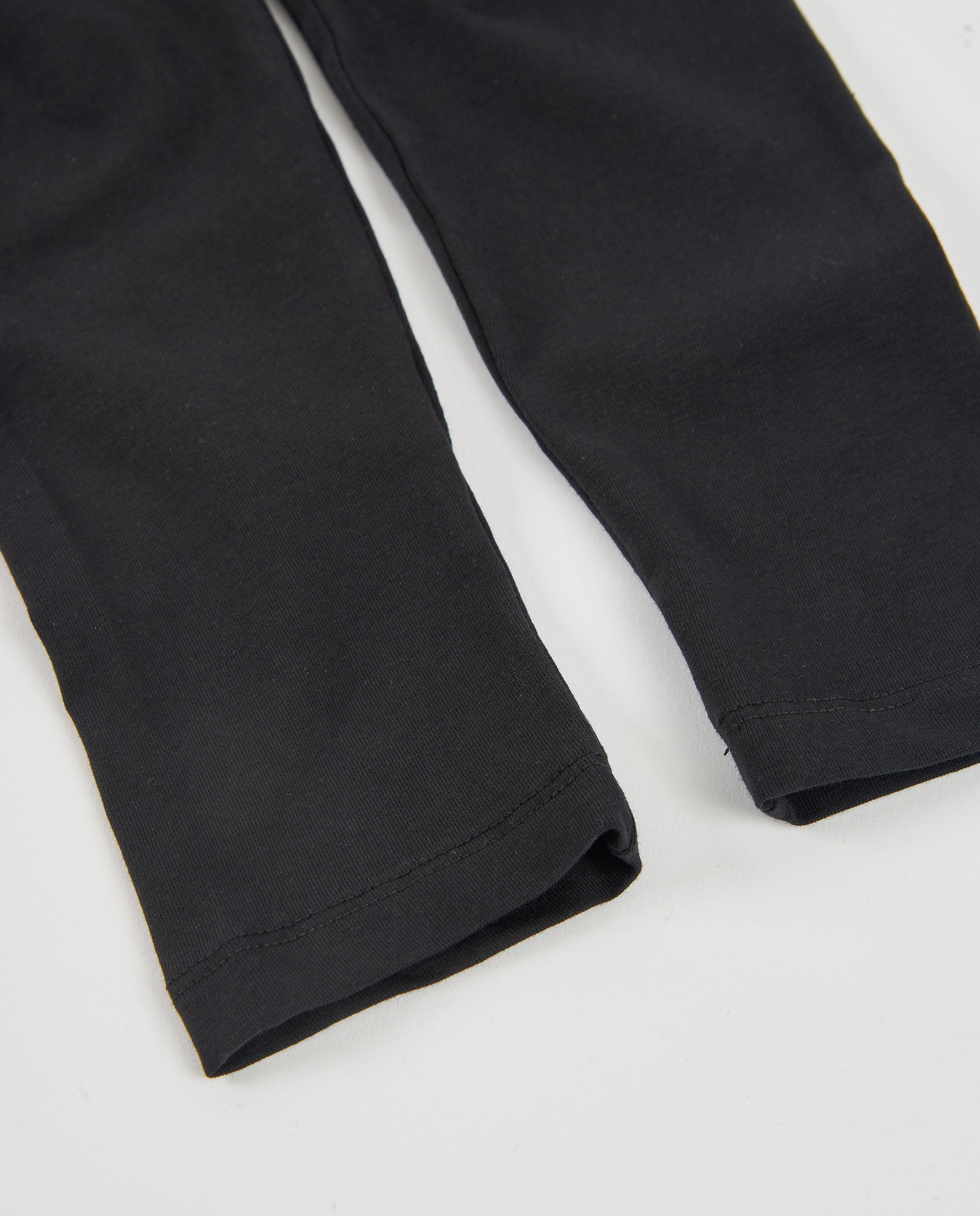 Legging de niña de punto corte largo y tacto suave