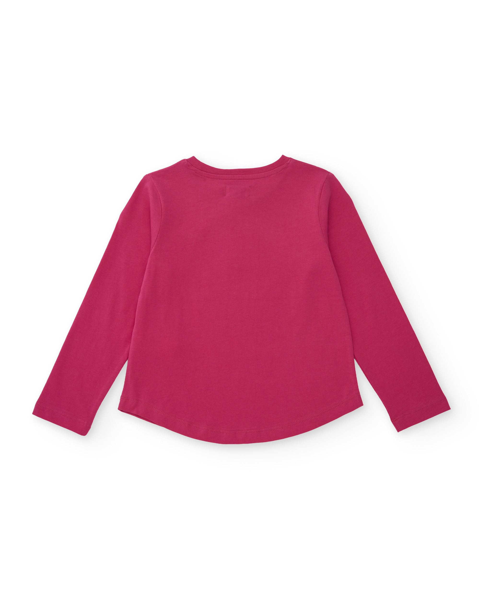 Camiseta de niña de punto con manga larga y estampado de París