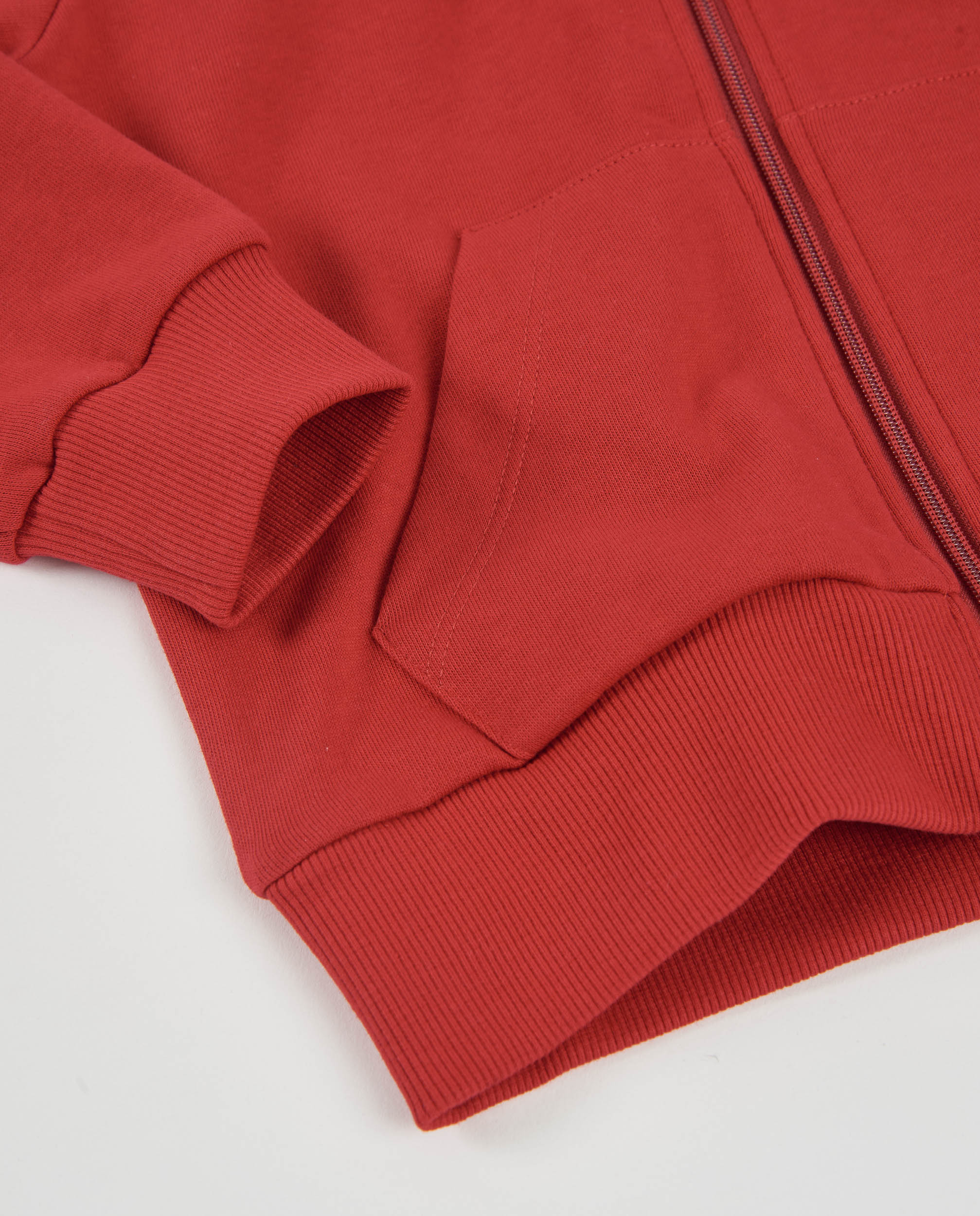 Sudadera de niño de punto con capucha y cierre de cremallera