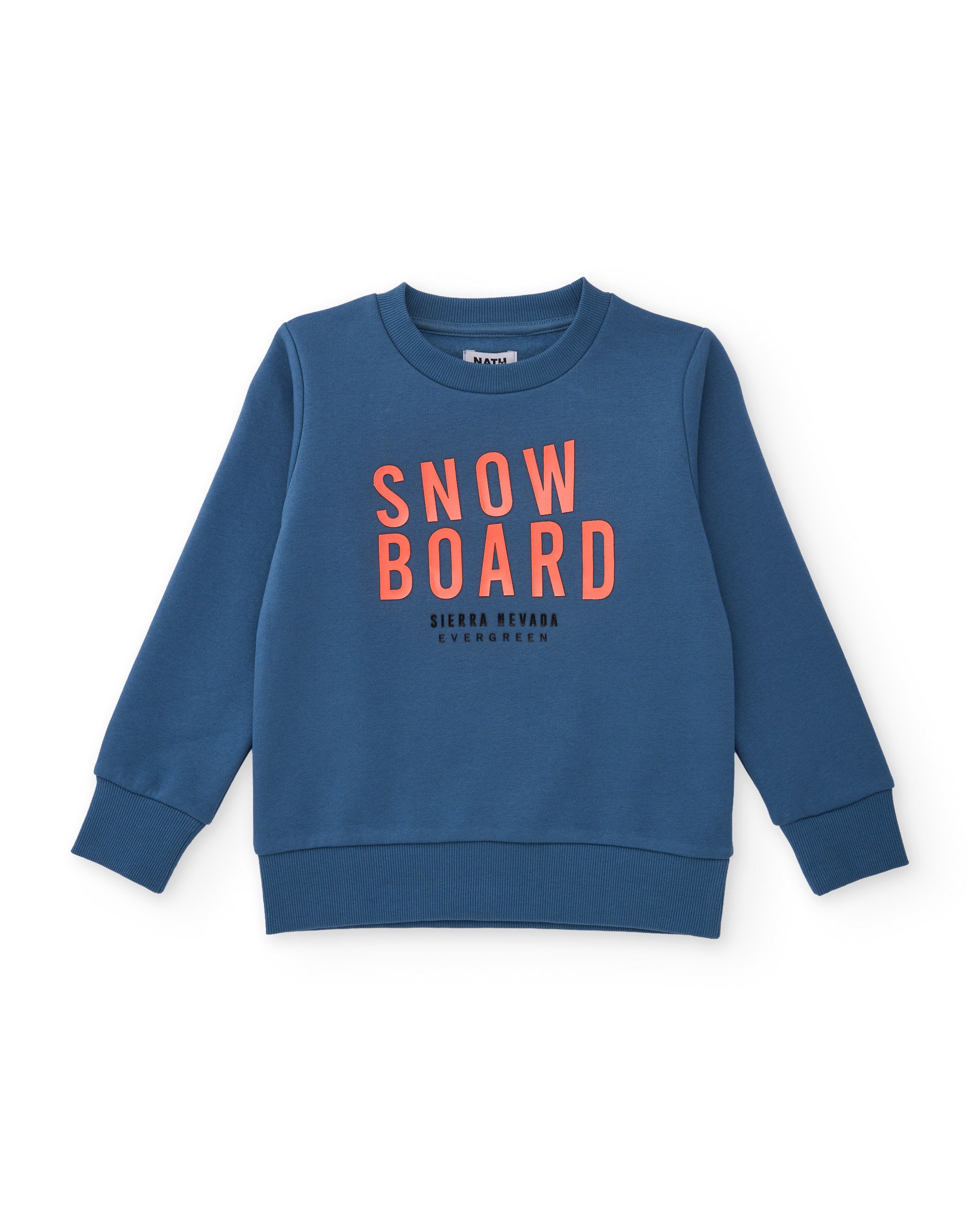 Conjunto de niño con sudadera de algodón de snowboard y pantalón deportivo