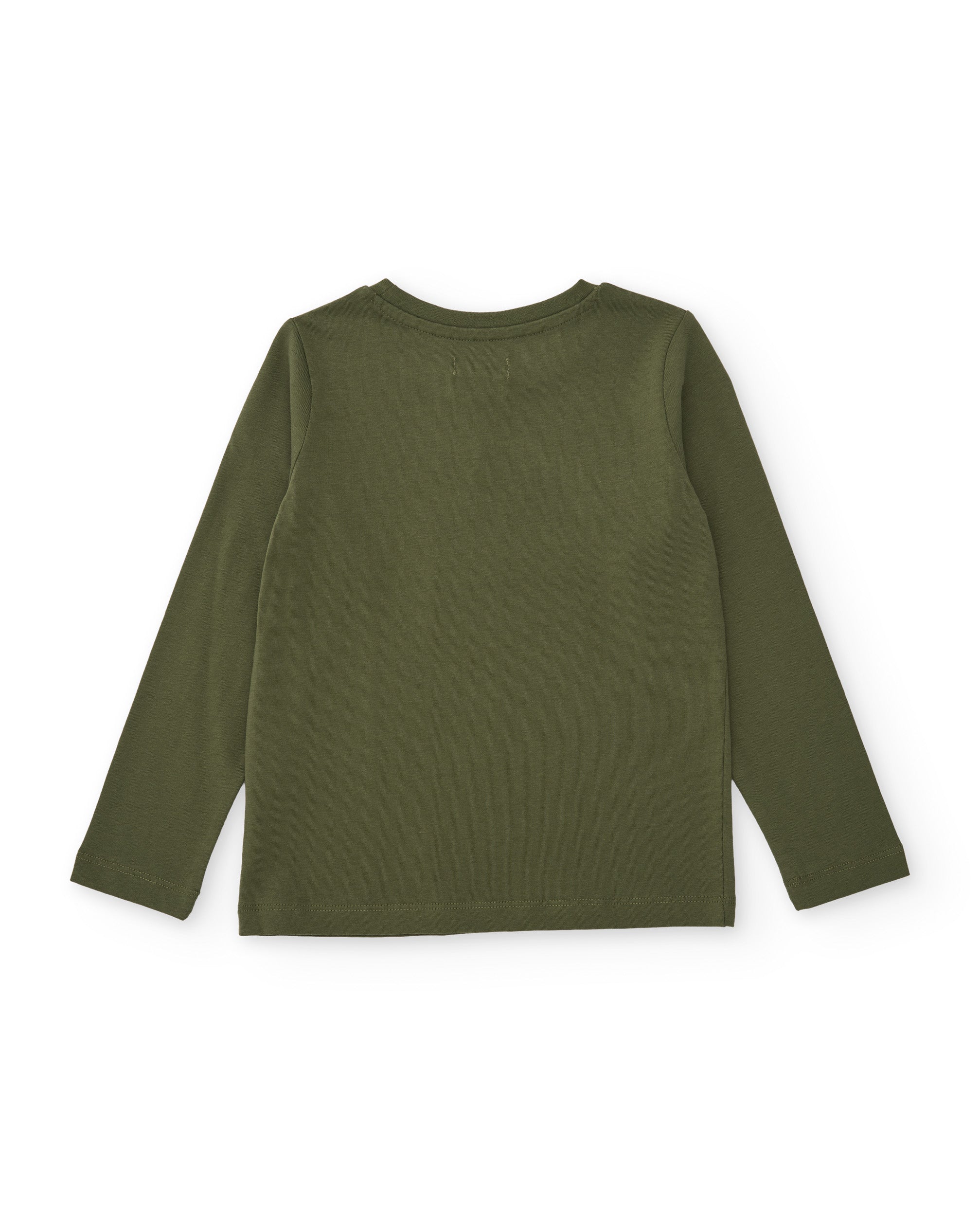 Camiseta de niño de punto con estampado de ciudad y manga larga