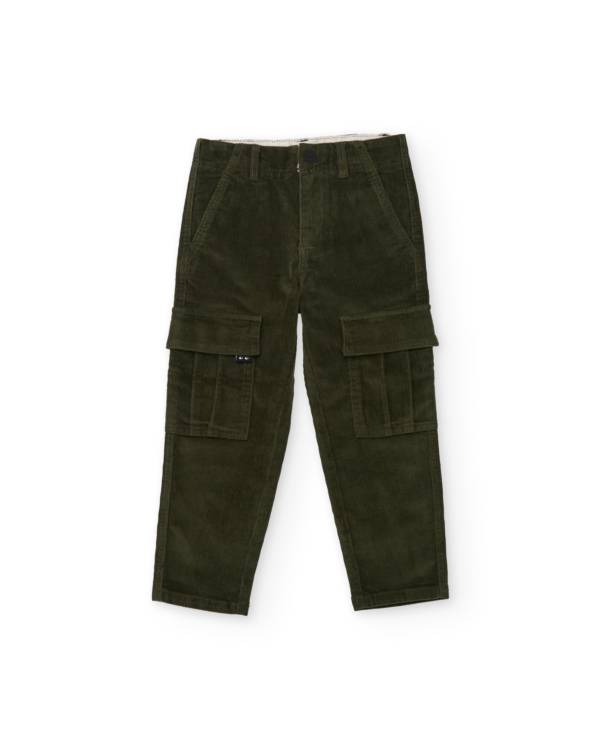 Pantalón de niño de pana con bolsillos laterales