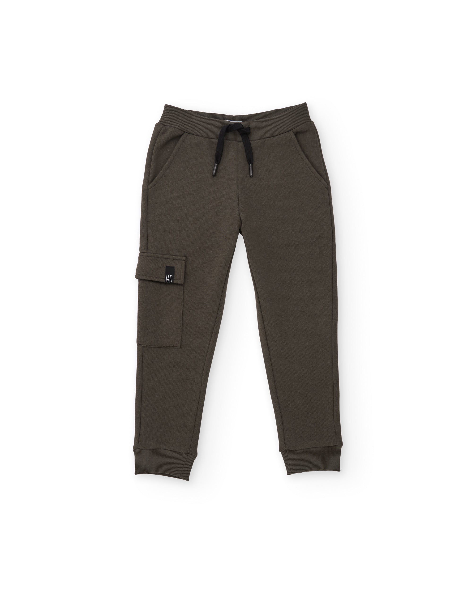 Conjunto de niño con sudadera de algodón con diseño pixelado y pantalón jogger