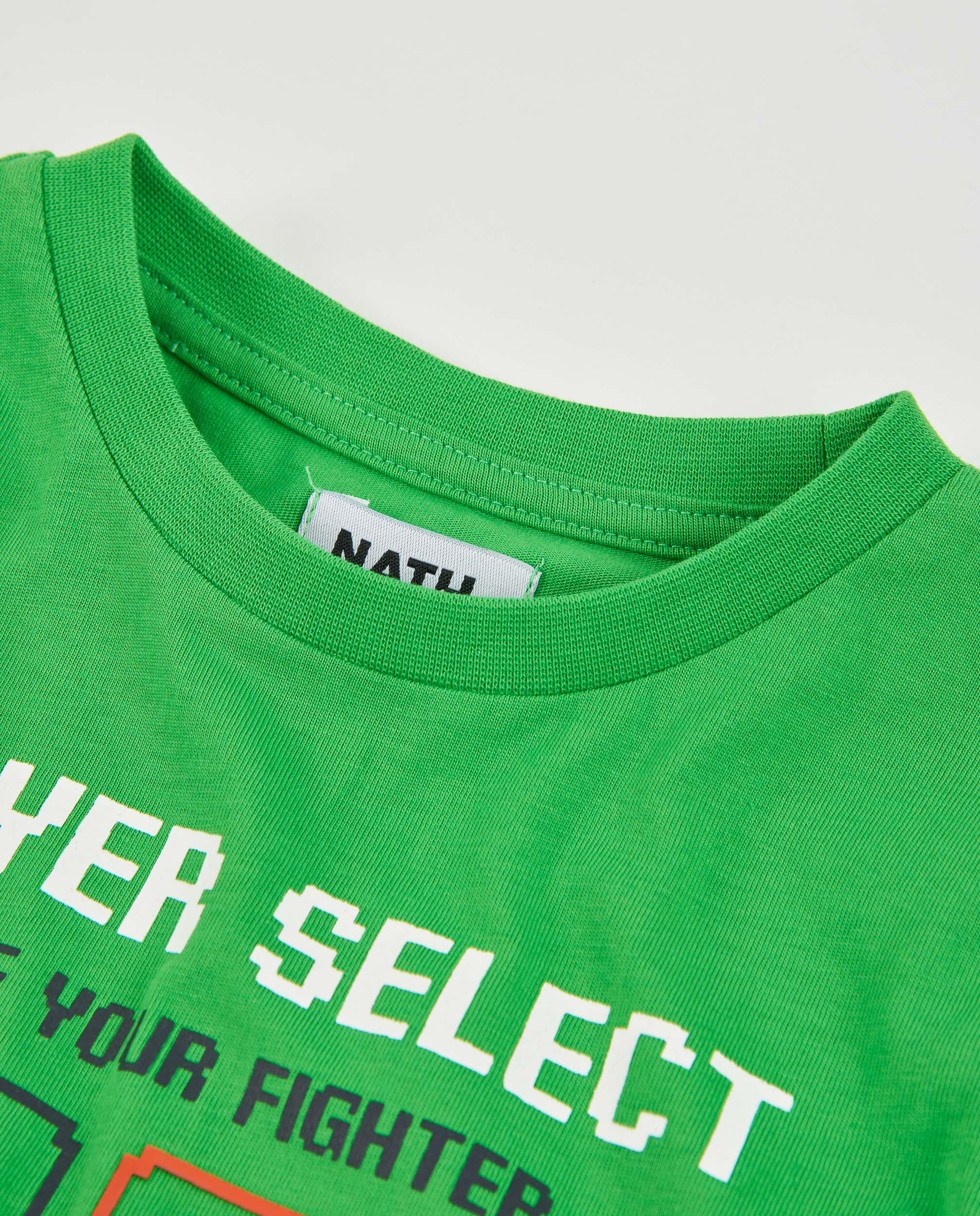 Camiseta de niño de punto con diseño pixelado