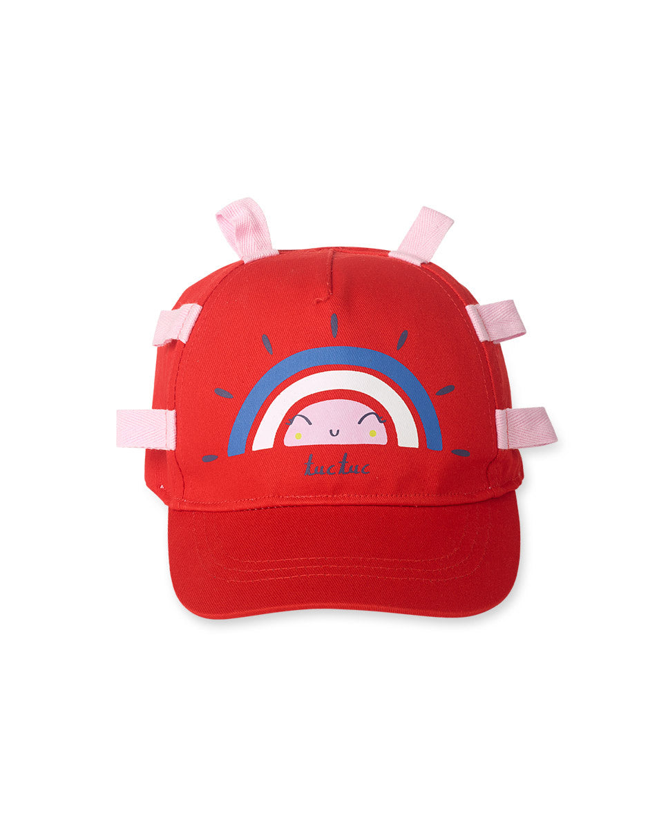 Gorra sarga rojo niña Beach Day