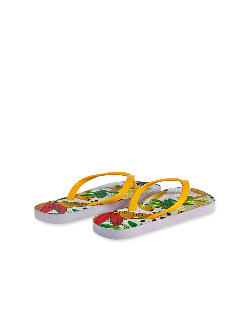 Chanclas blanco niña Tropic Feelings
