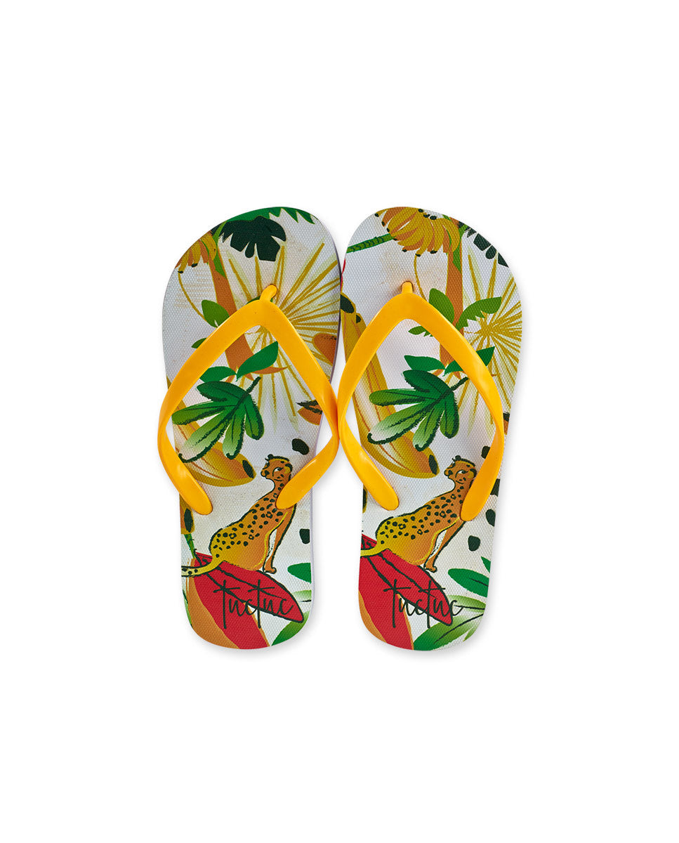 Chanclas blanco niña Tropic Feelings