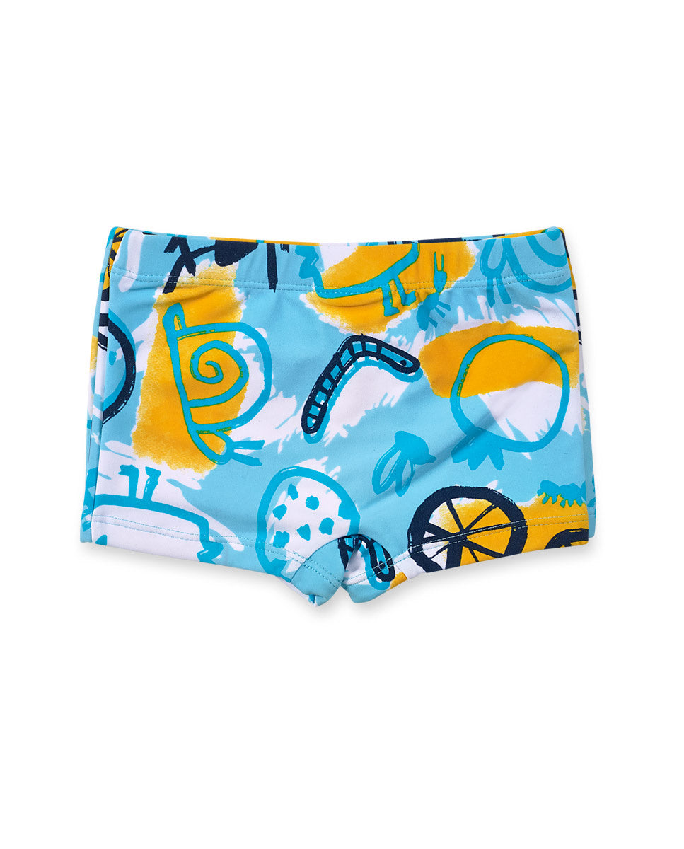 Bañador boxer azul niño Tiny Critters