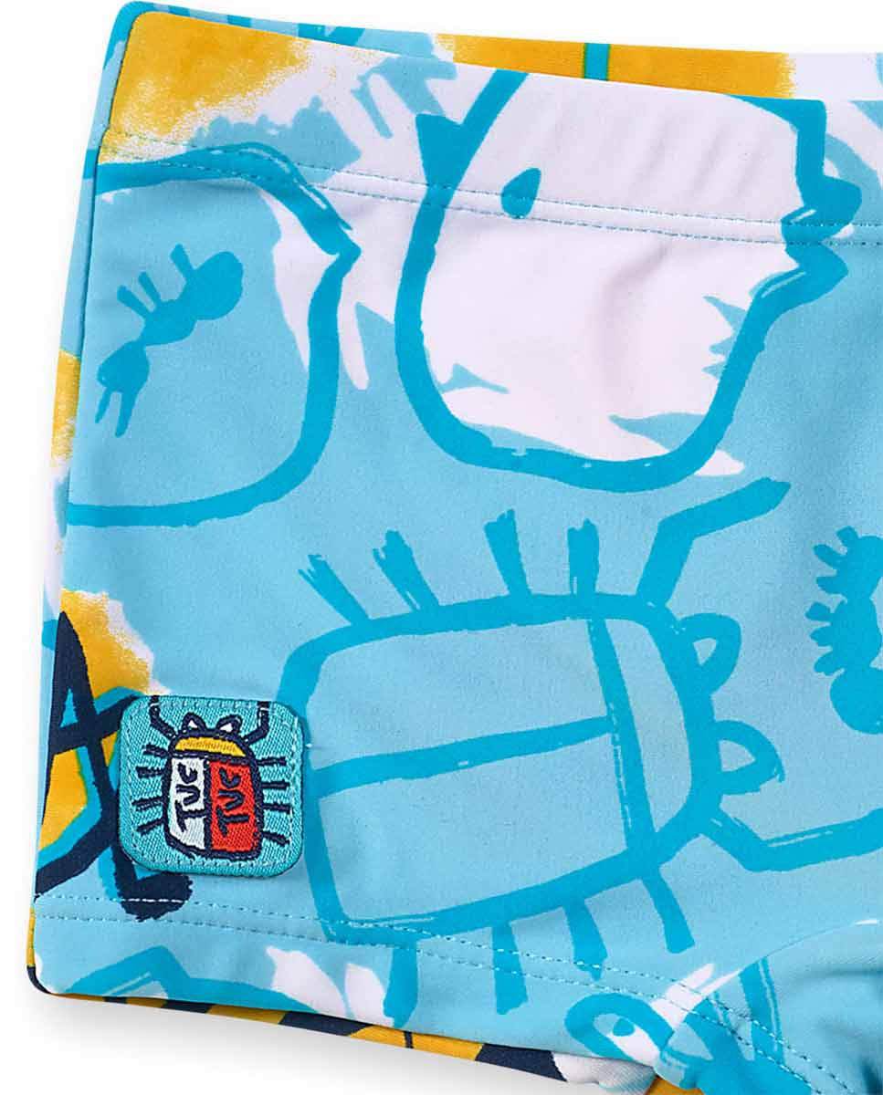 Bañador boxer azul niño Tiny Critters