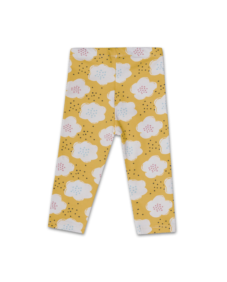 Legging punto amarillo niña Tiny Critters