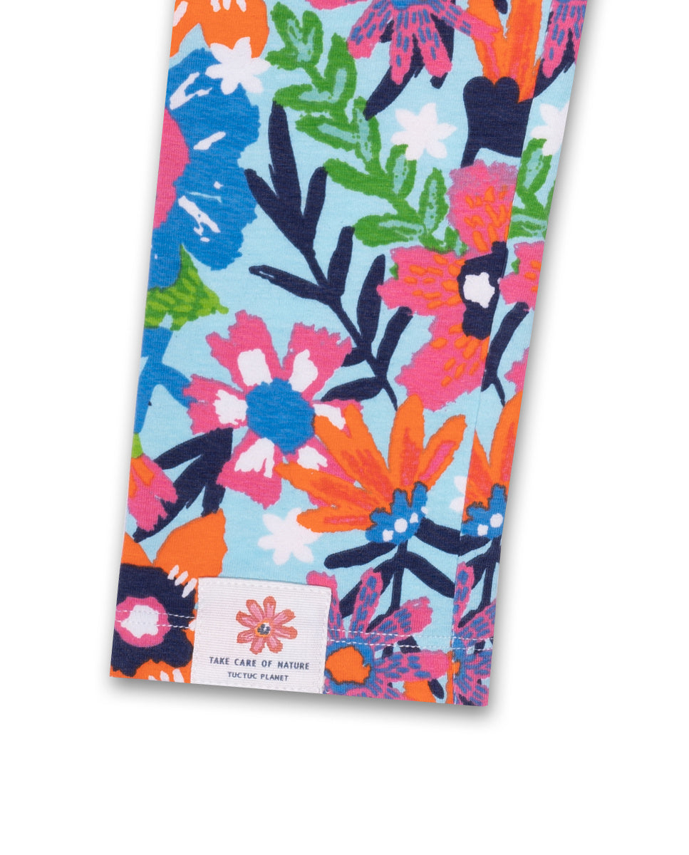Legging punto estampado niña Amazonia