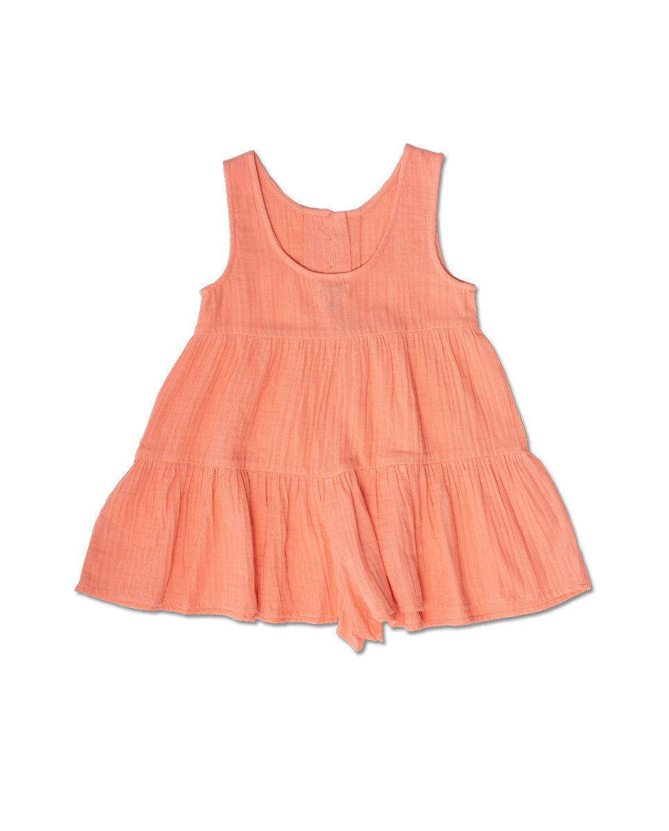 Mono plana naranja niña Oasis