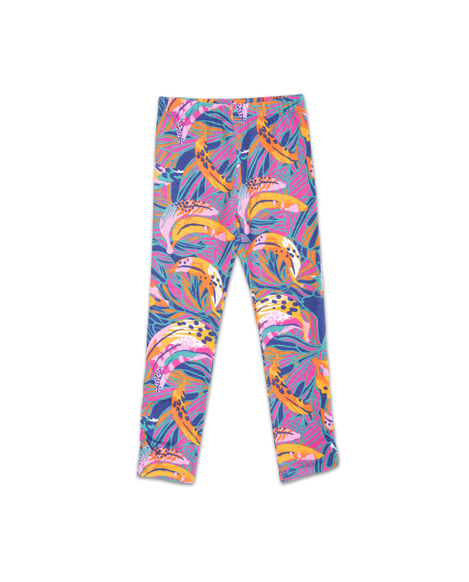 Leggings largo punto estampado niña Full Bloom