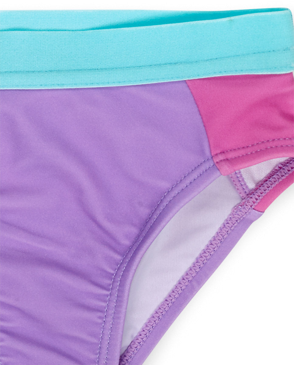 Bikini deportivo morado niña Paradiso beach
