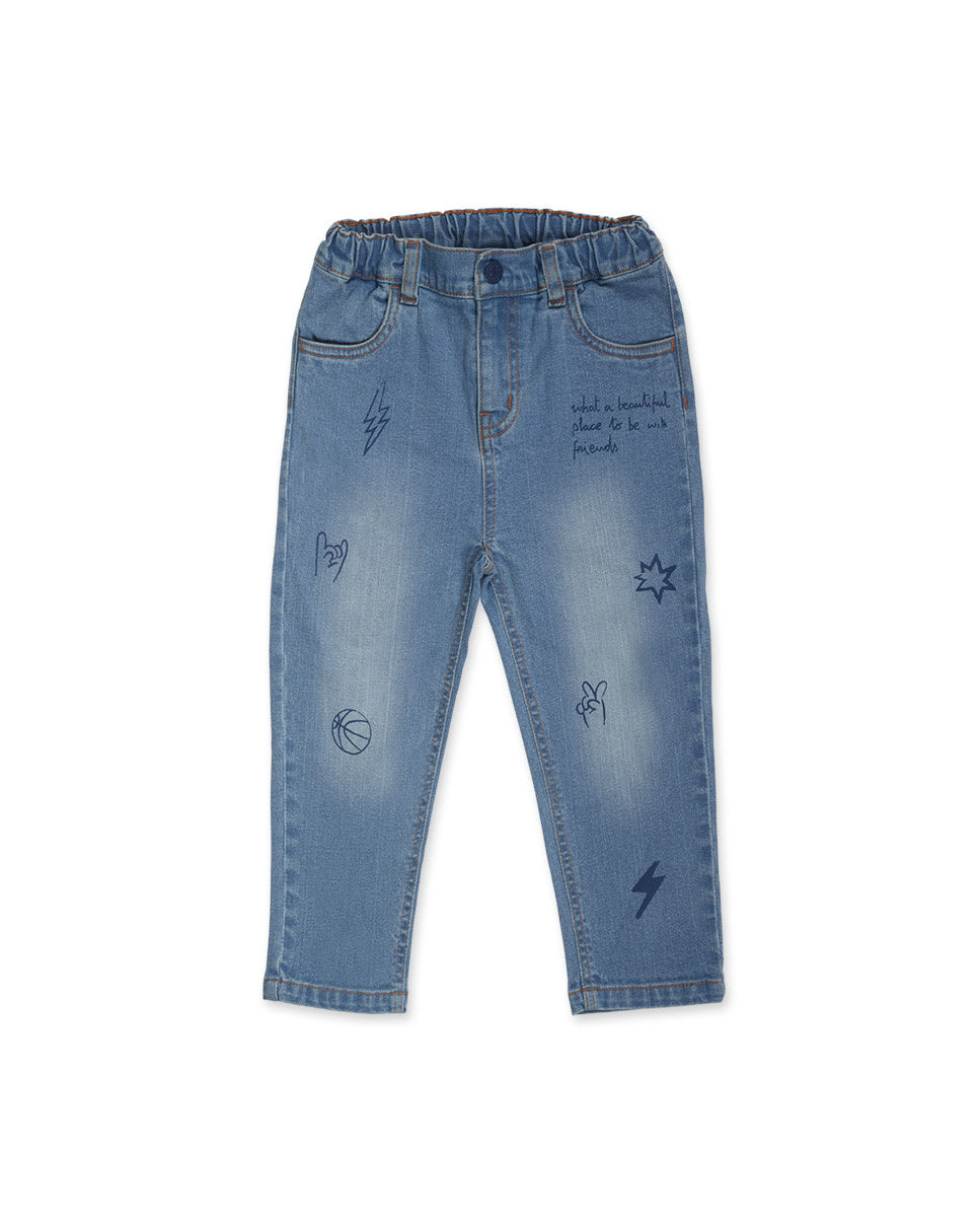 Pantalón denim azul niño Park Life