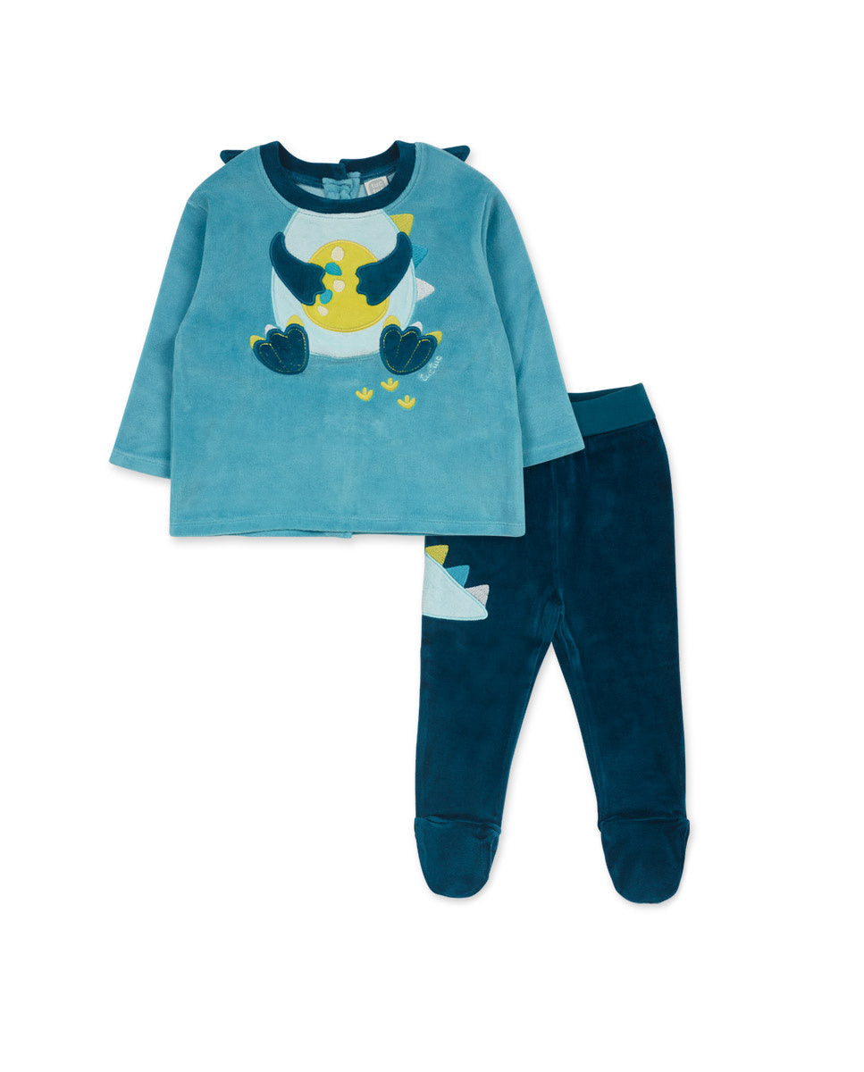 Conjunto tundosado azul niño Dragon Finder