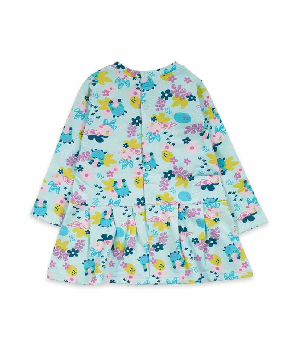 Vestido felpa azul niña Dragon Finder