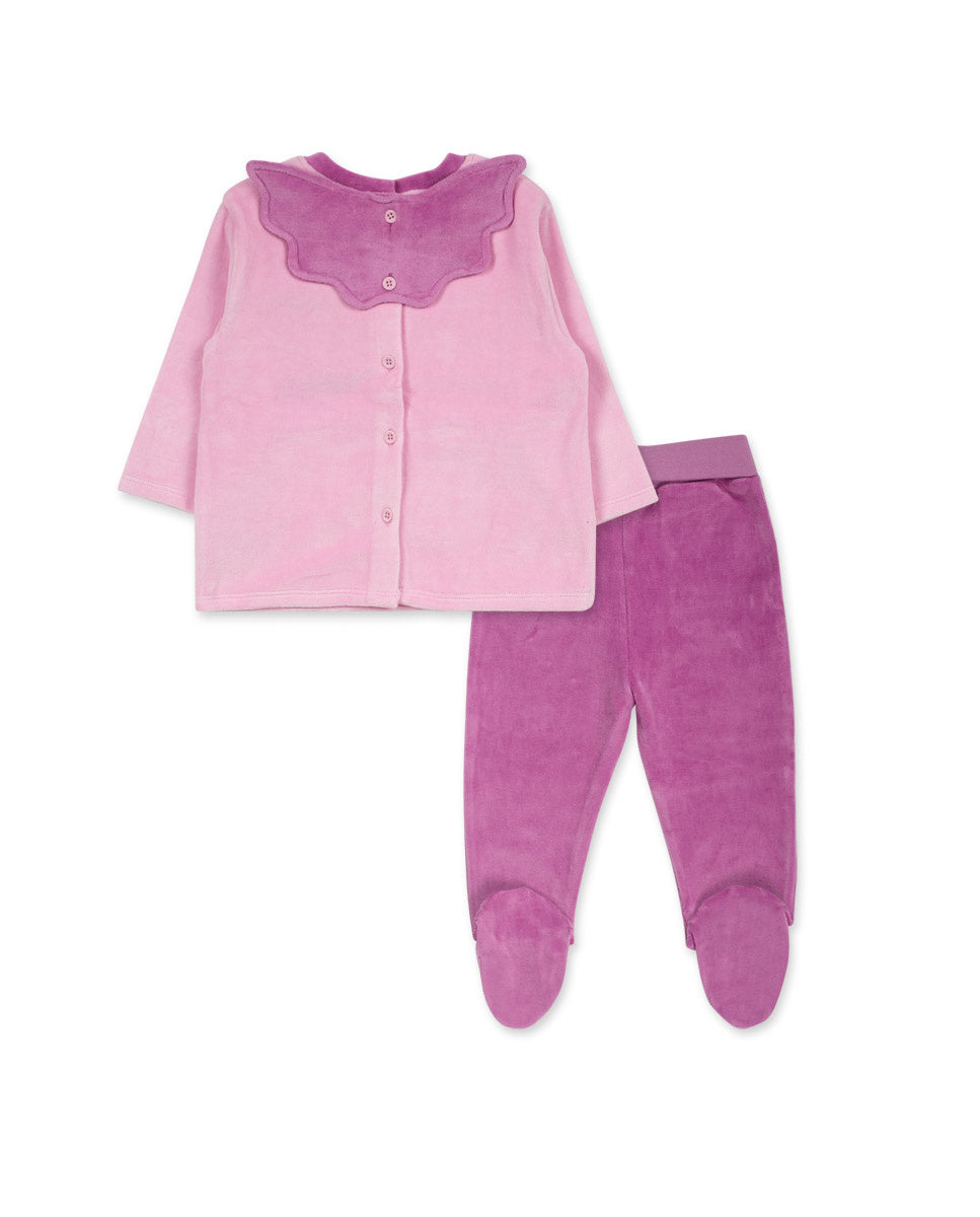 Conjunto tundosado rosa niña Dragon Finder