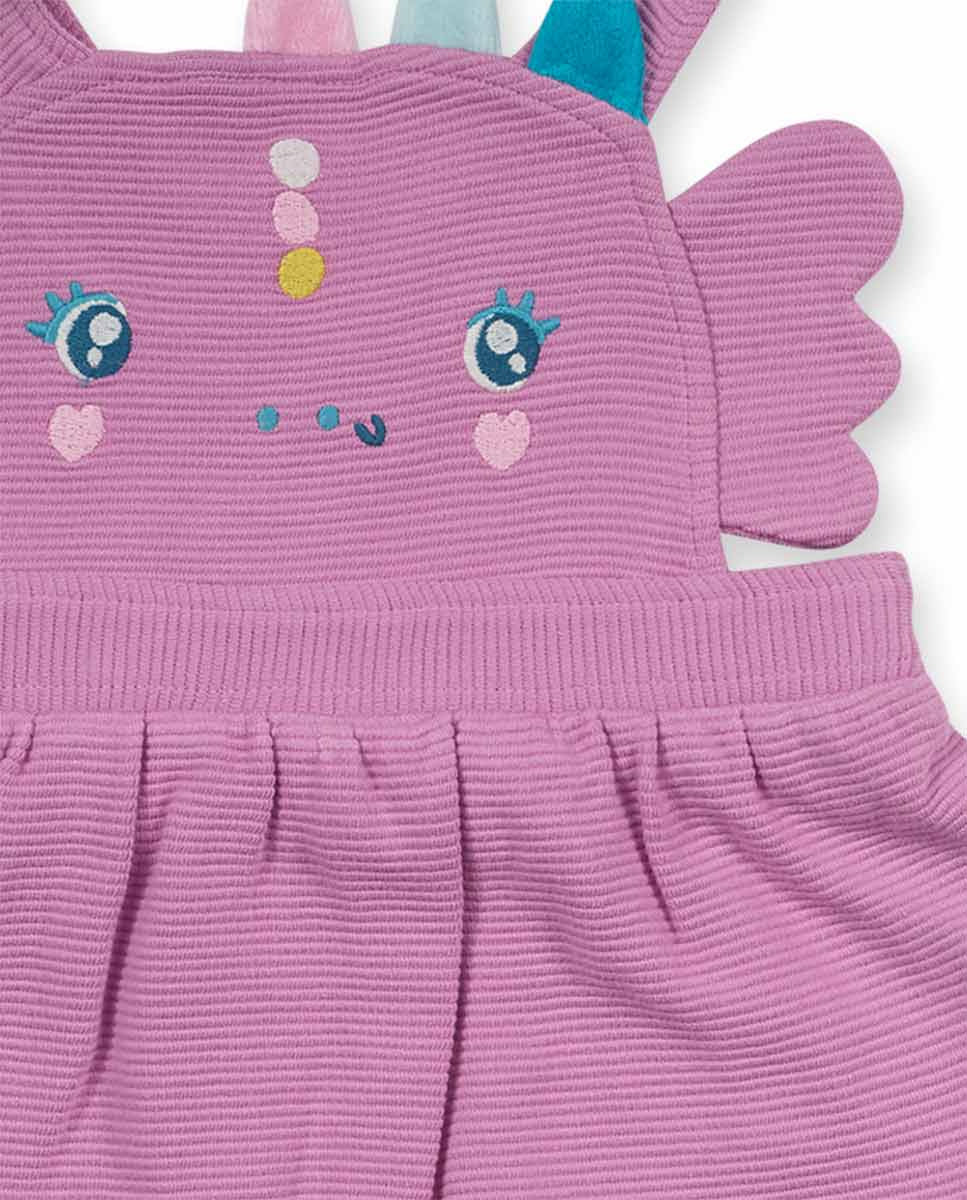 Conjunto punto rosa niña Dragon Finder