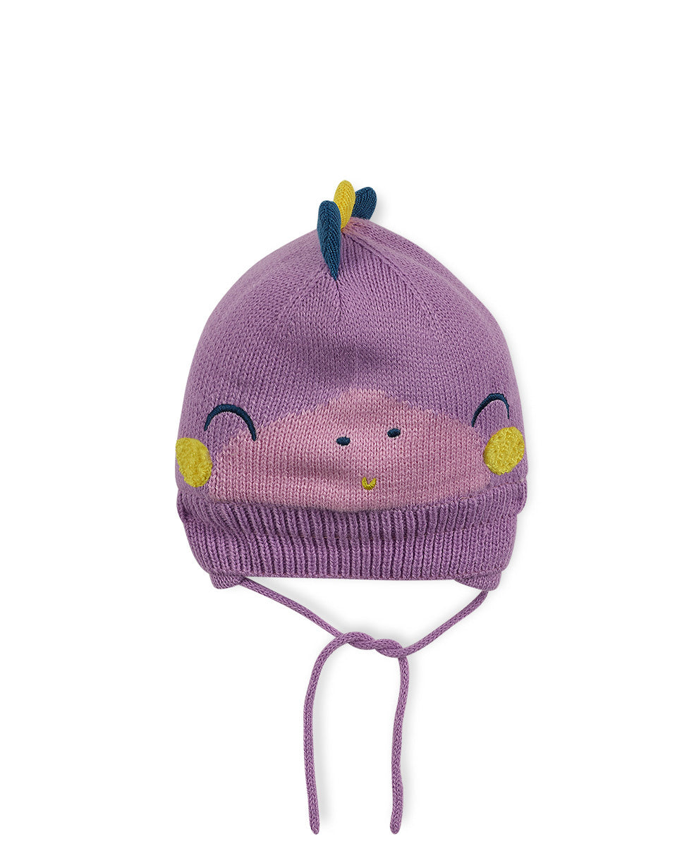 Gorro tricot rosa niña Dragon Finder