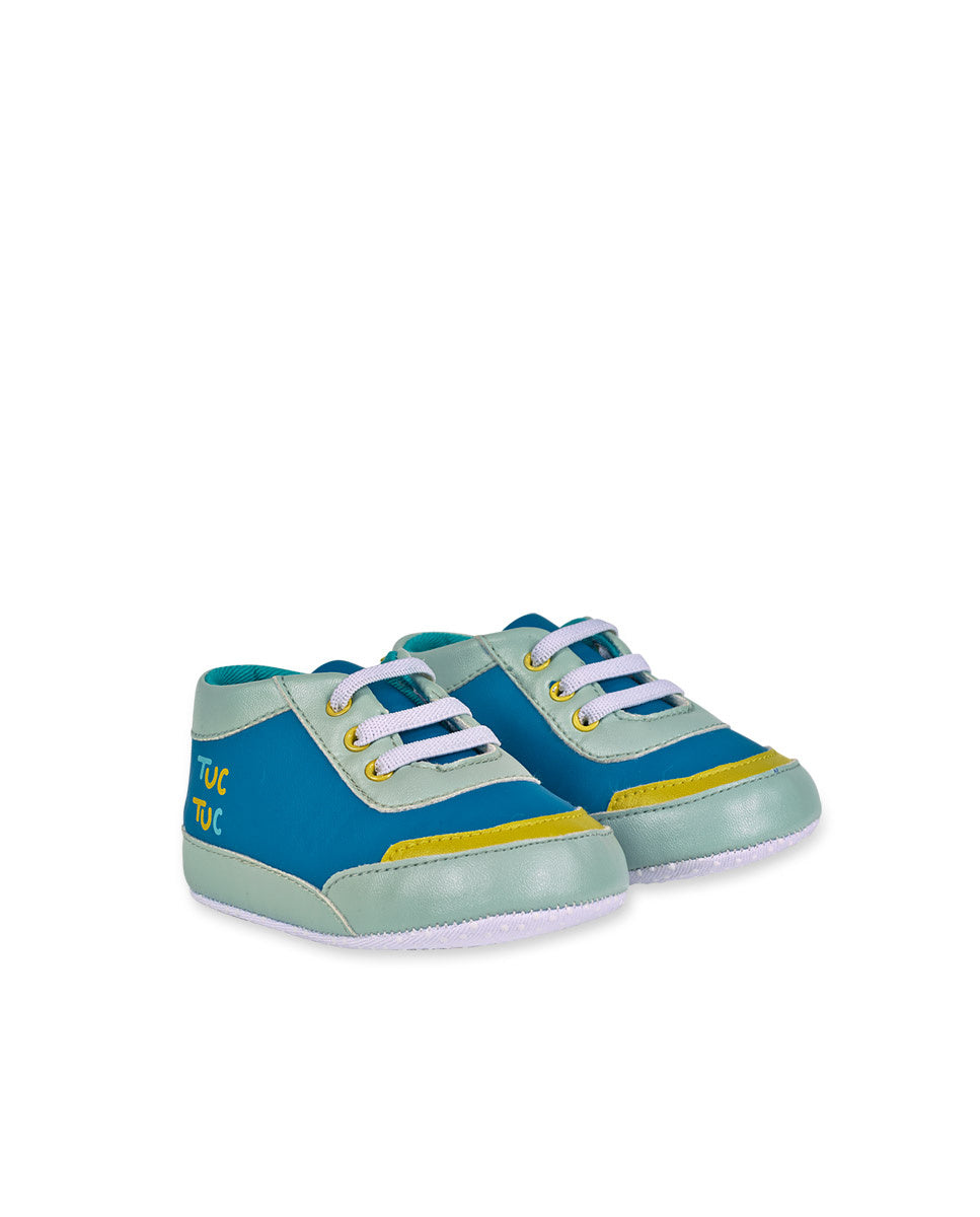 Zapatitos polipiel azul niño Dragon Finder